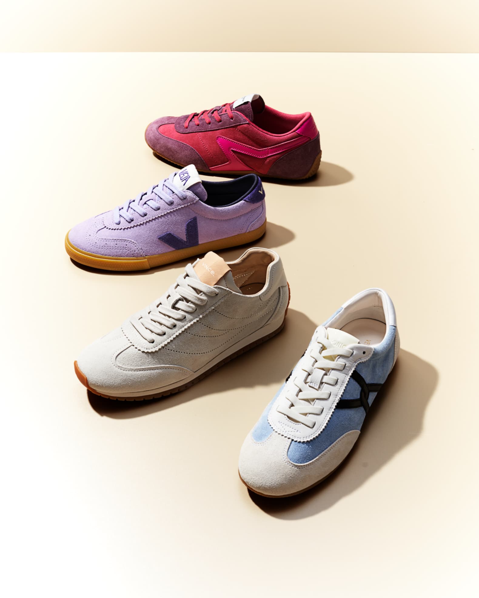 Vince Oasis Suede Runner Sneakers | Neiman Marcus