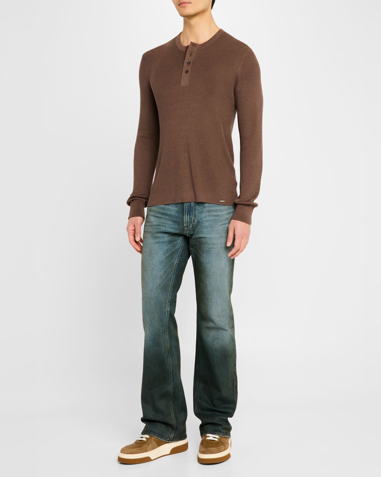 Men's Hezekiah Classic Henley Shirt 1