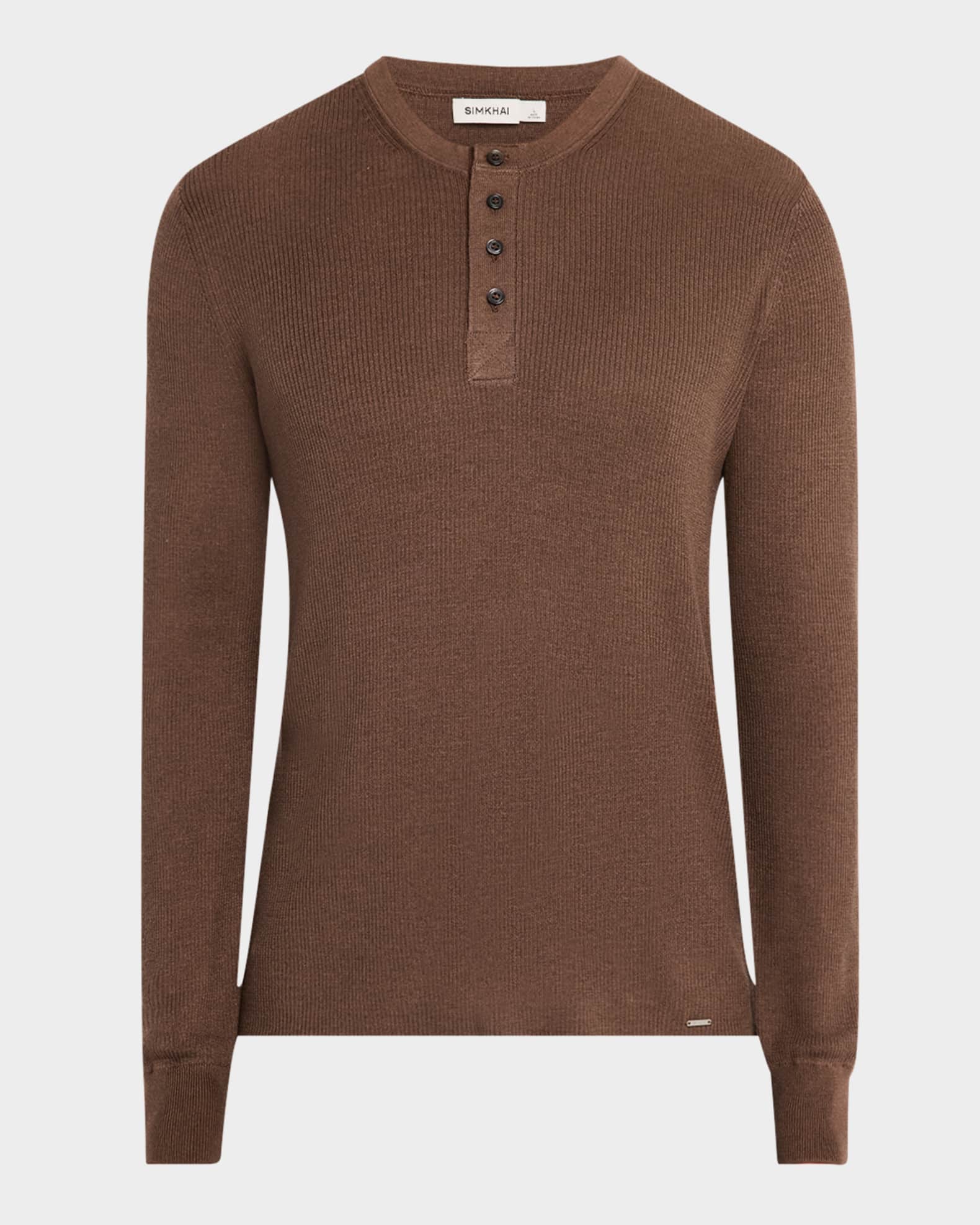 Men's Hezekiah Classic Henley Shirt 0