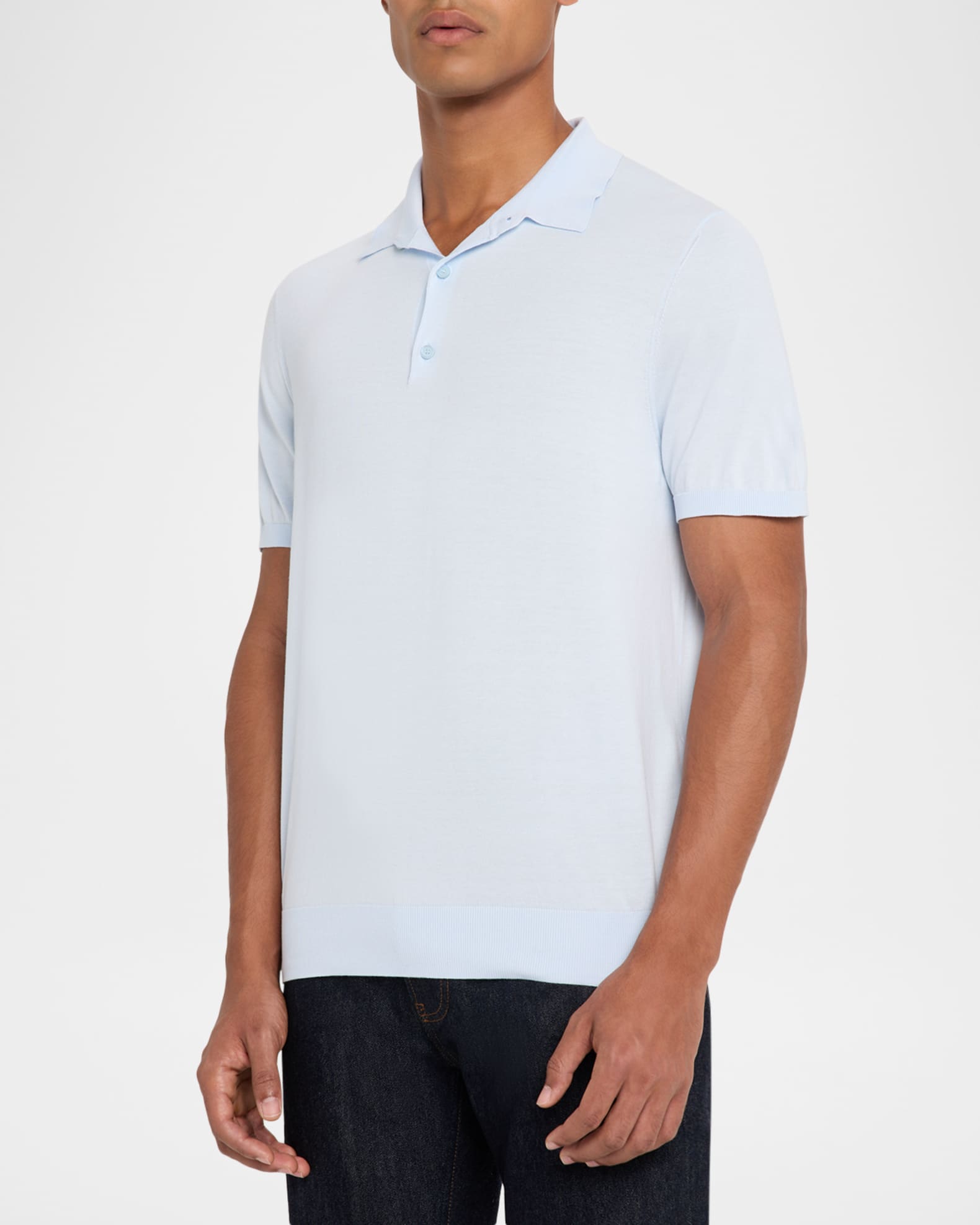 Loro Piana Men's Island Cotton Polo Shirt | Neiman Marcus
