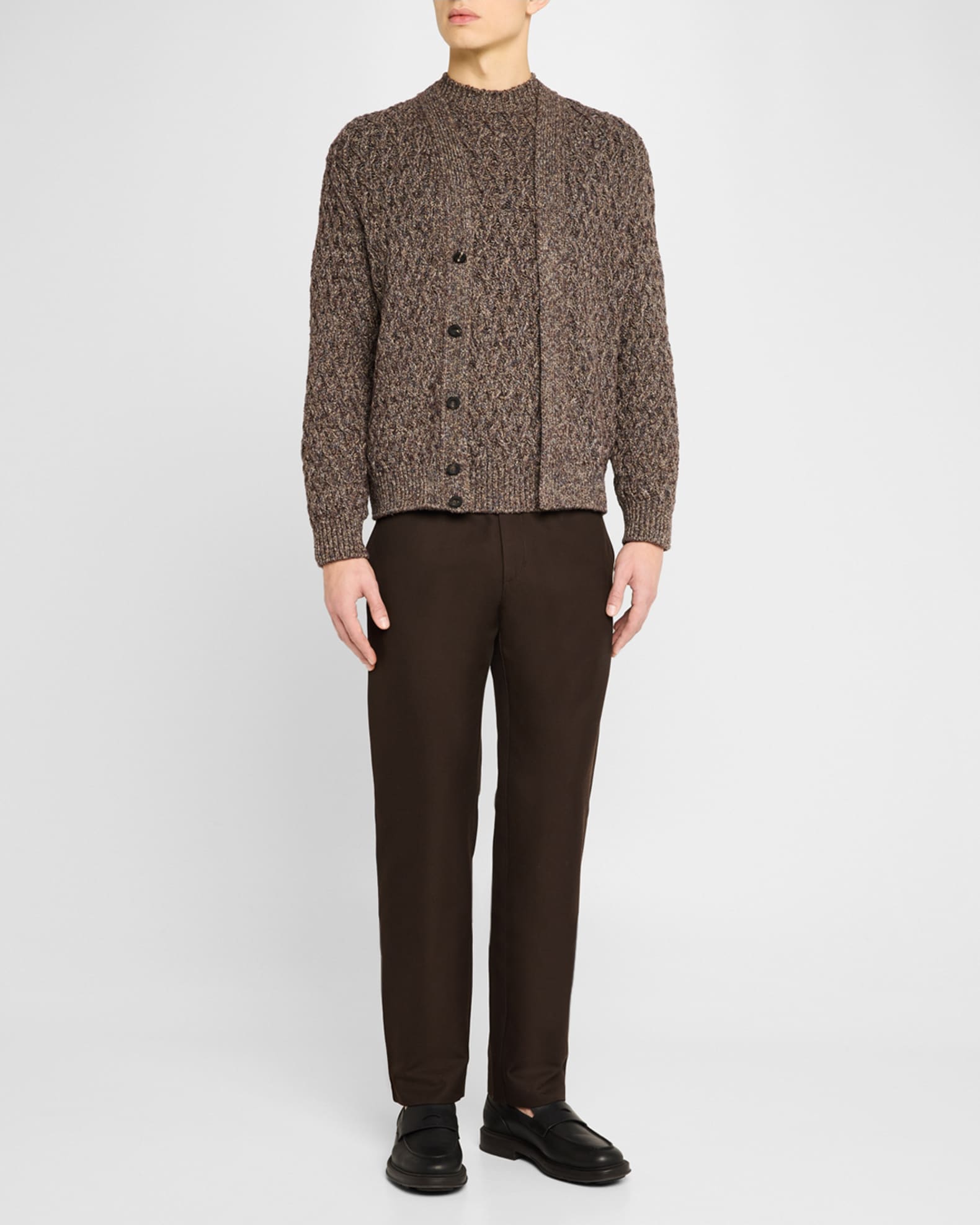 Men's Harper Flat-Front Trousers 1