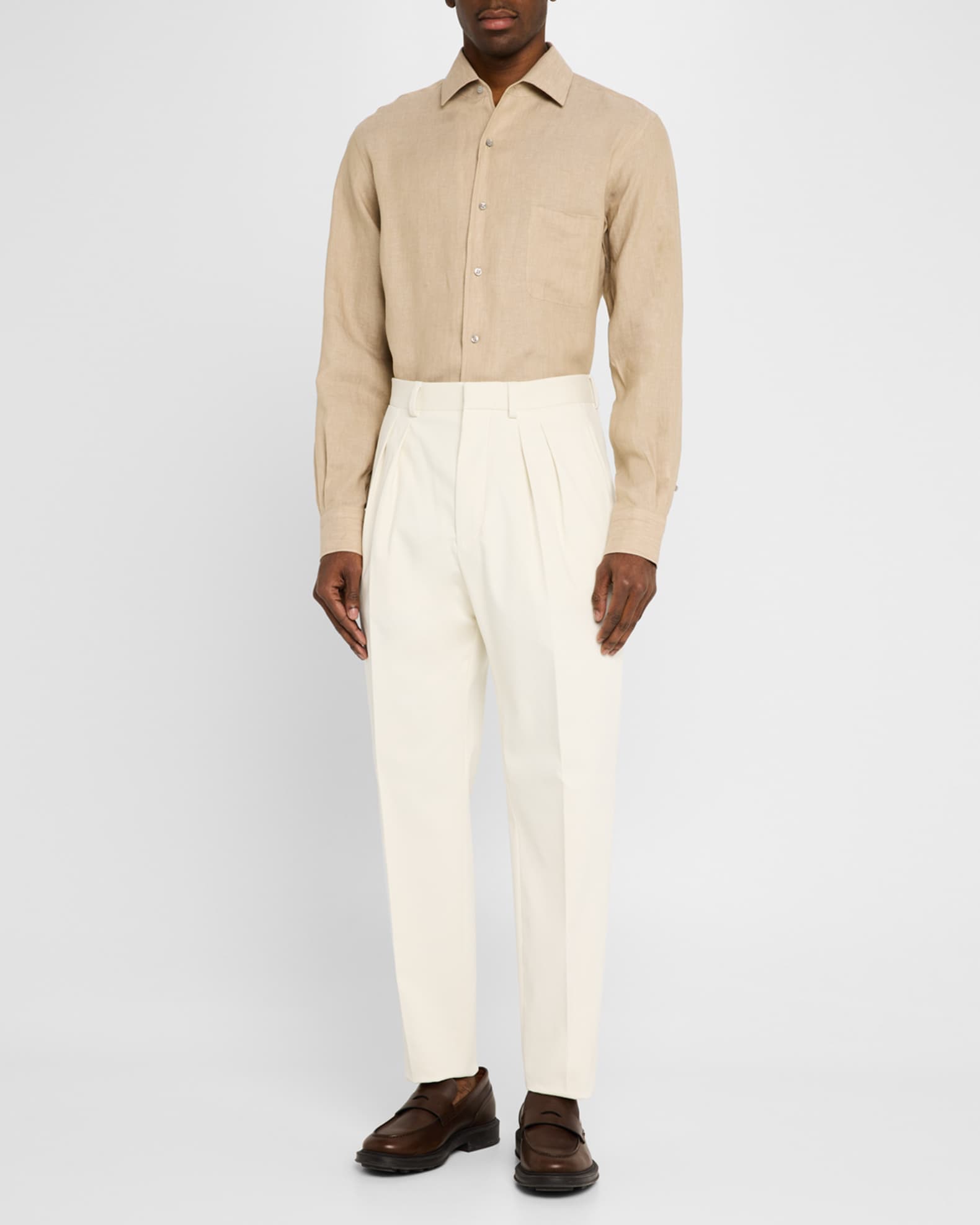 Men's Ruben Pleated Trousers 1