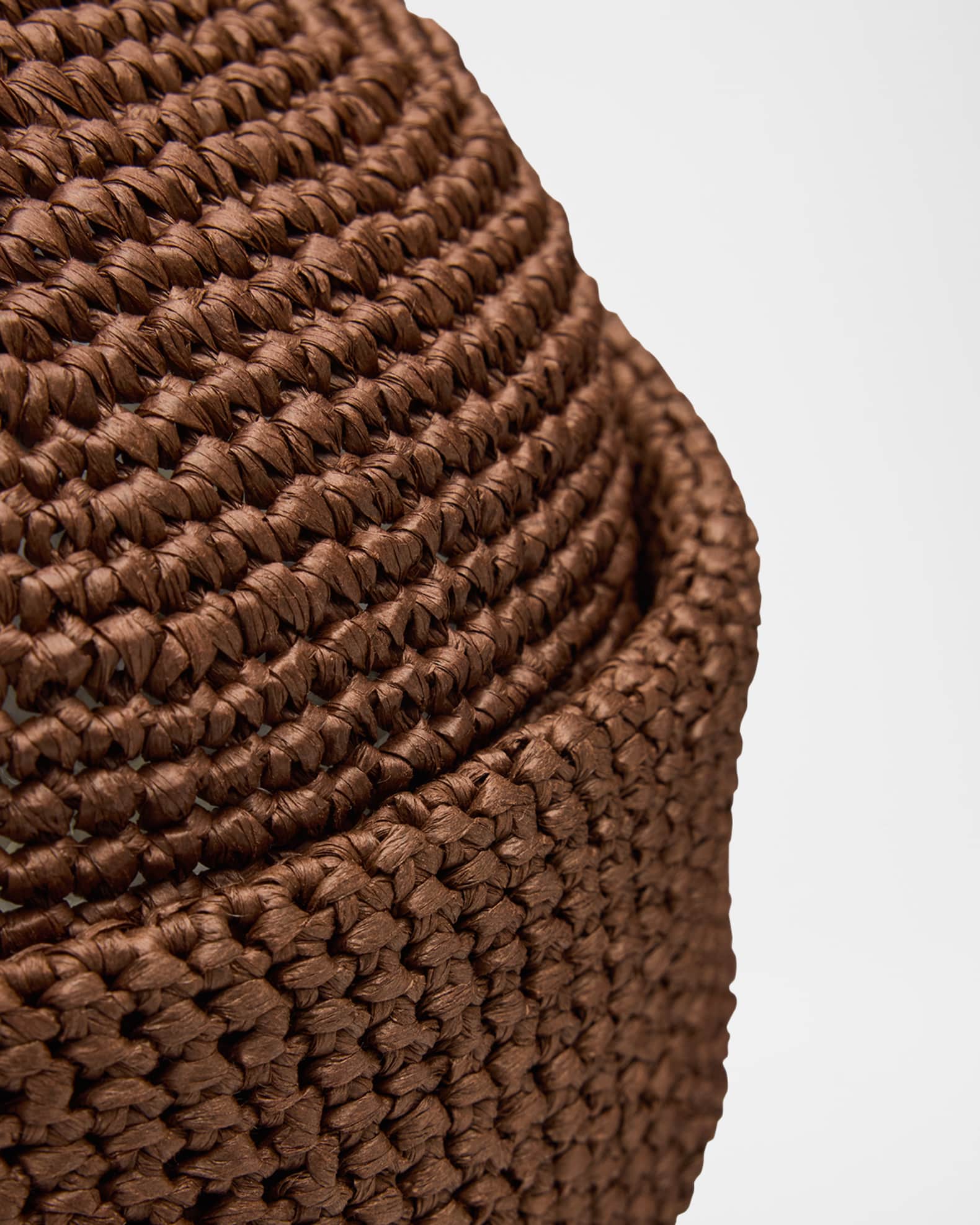 Men's Doroteo Raffia Crochet Beanie Hat 1