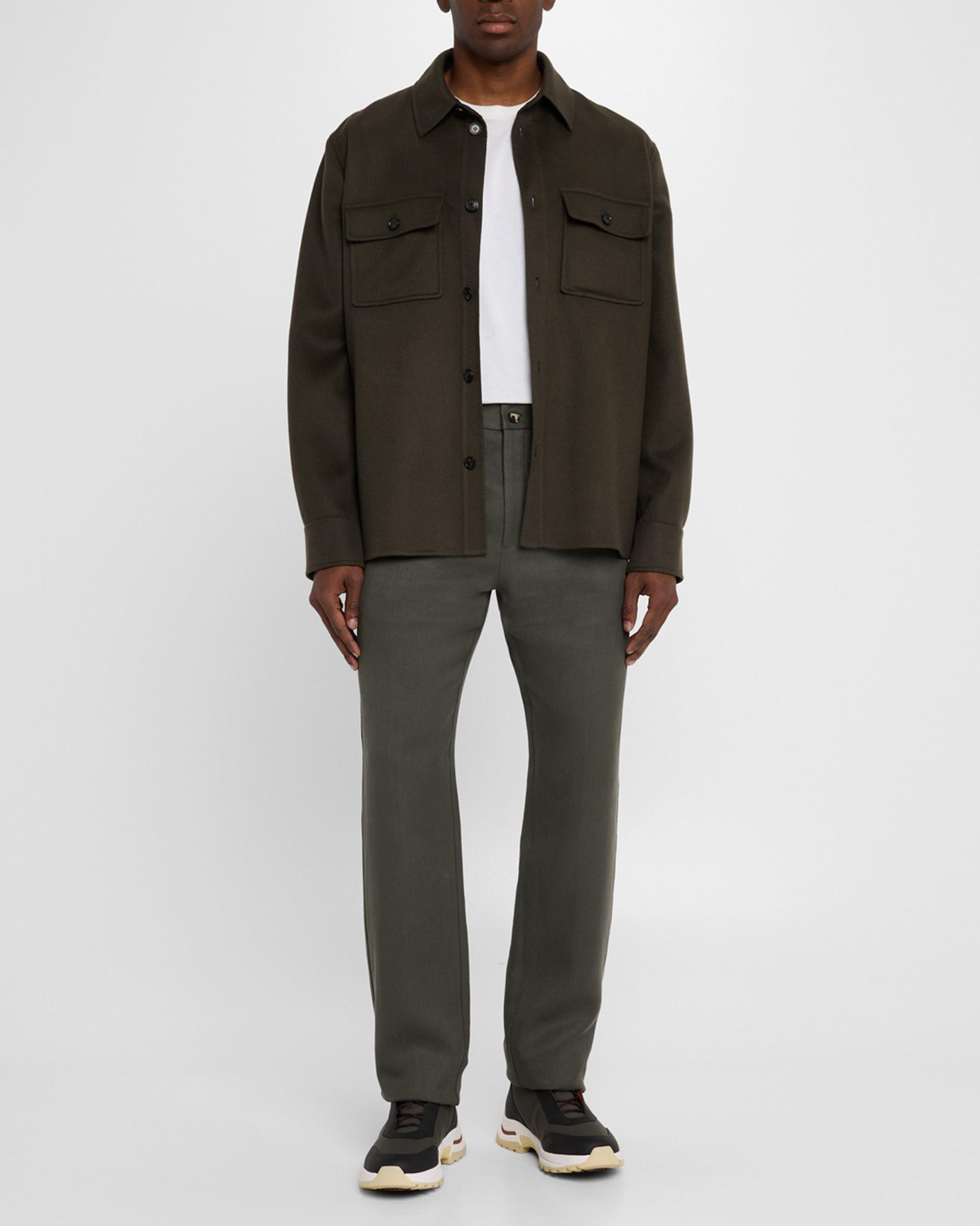 Loro Piana Men's Jim Cashmere Overshirt | Neiman Marcus