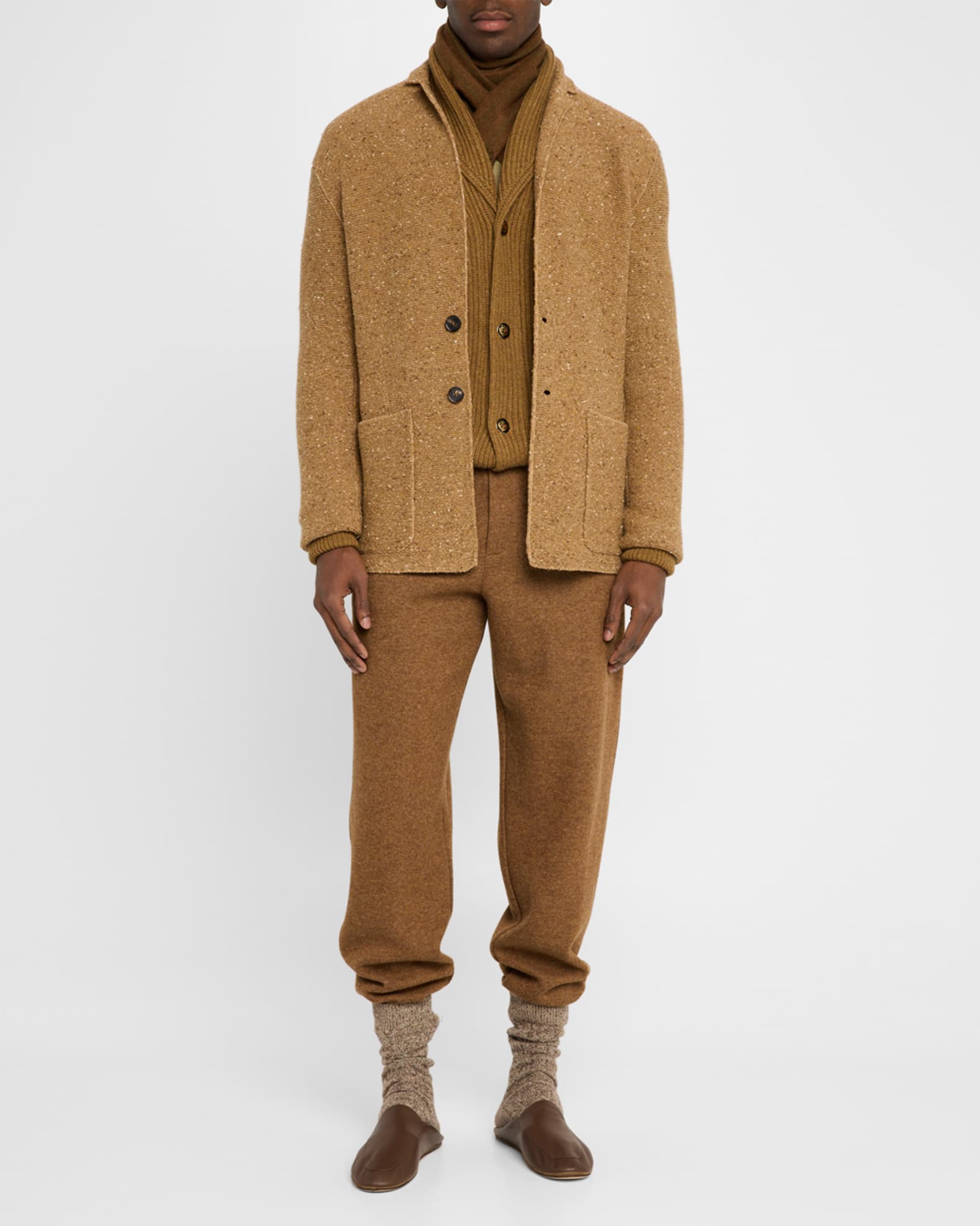 Men's Wish Wool and Cashmere Scarf 1