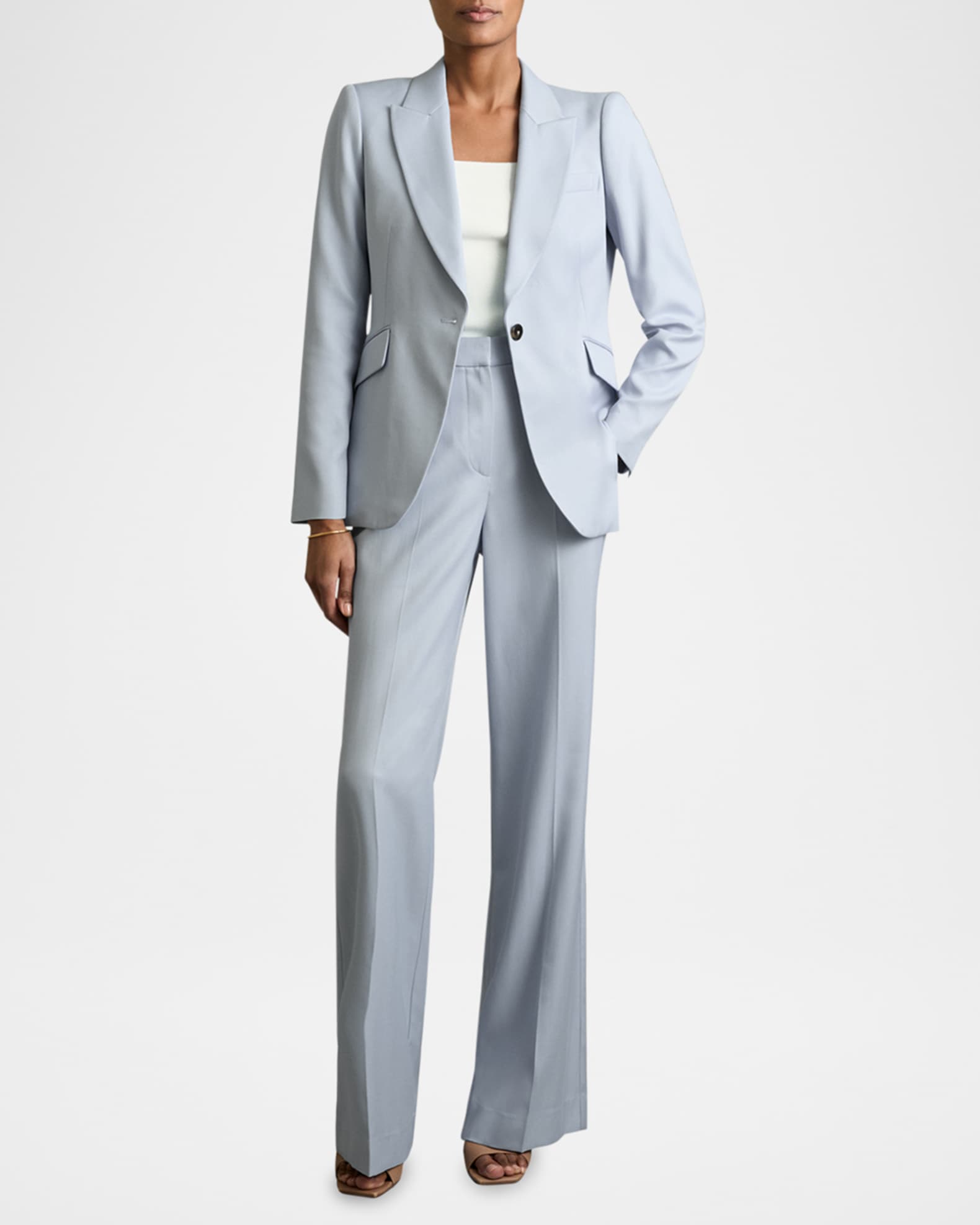 Millie Flared High-Rise Trousers 1