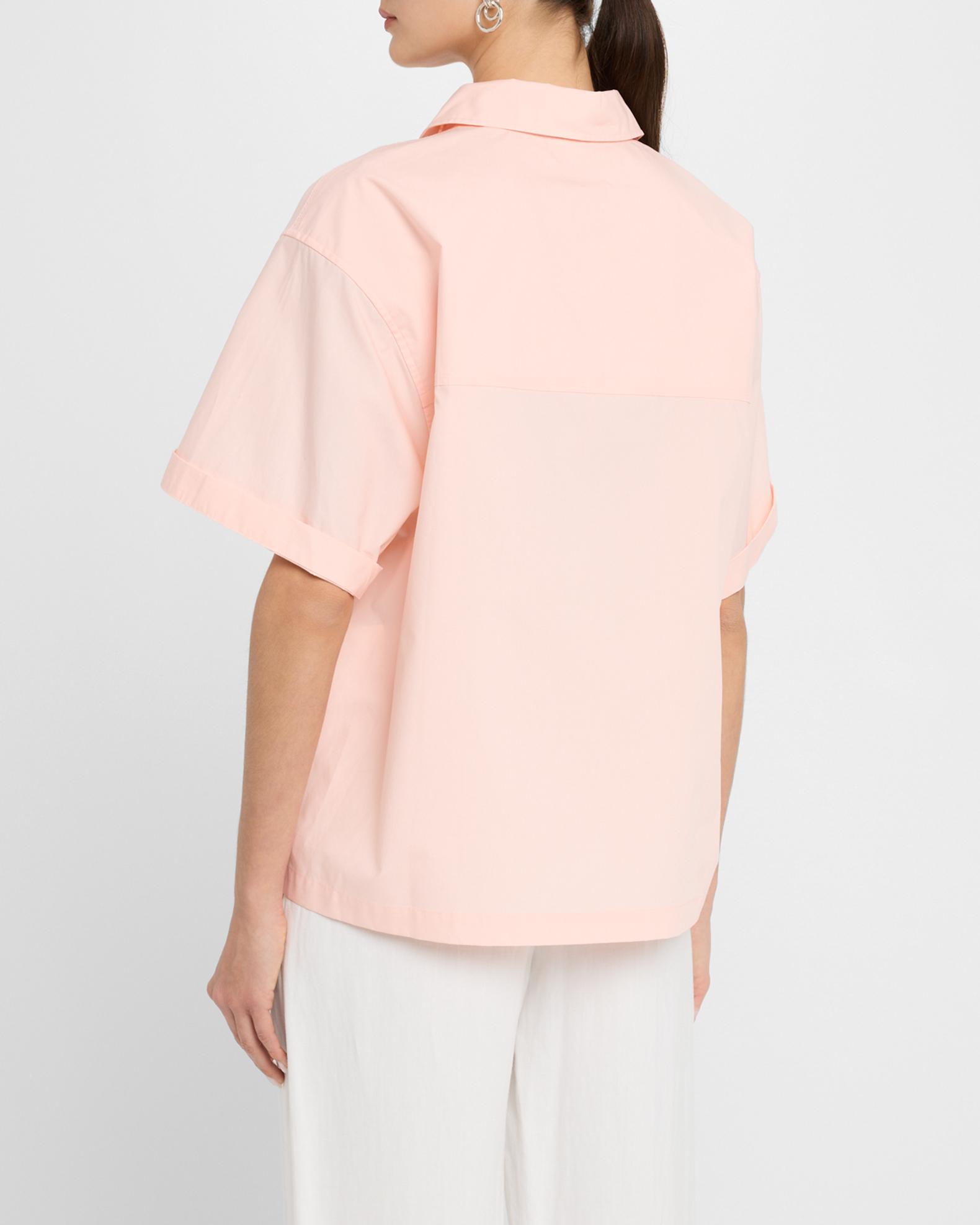 Reiss Jordan Boxy Button-Down Cotton Shirt | Neiman Marcus