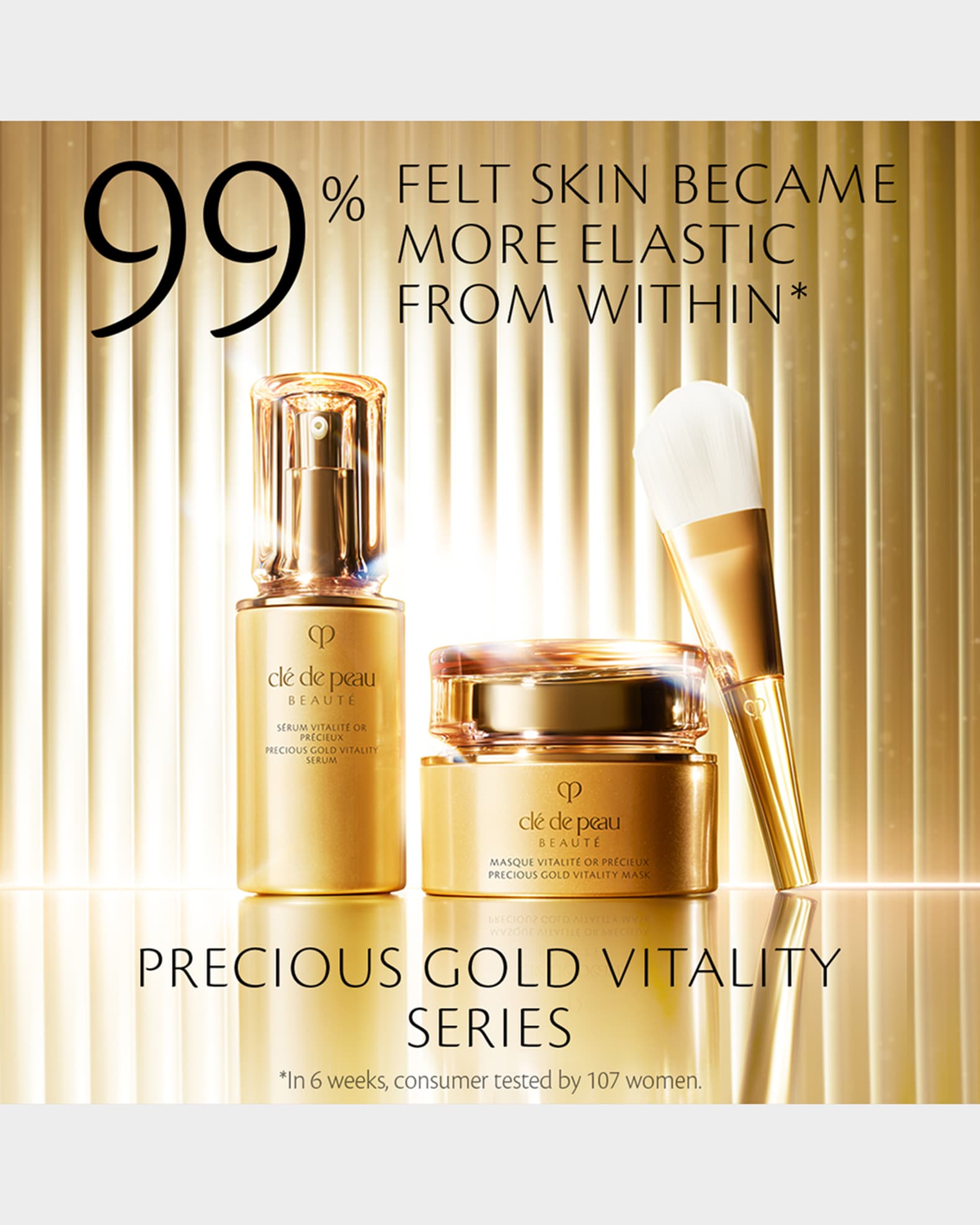 Cle de Peau Beaute Precious Gold Vitality Serum, 1.4 oz