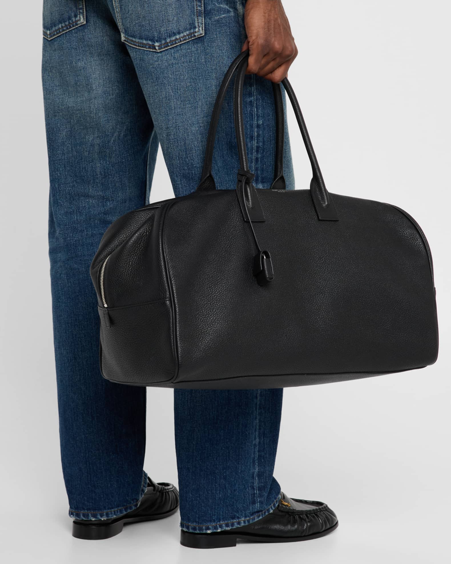 Men's Leather Bowling Duffel Bag 1