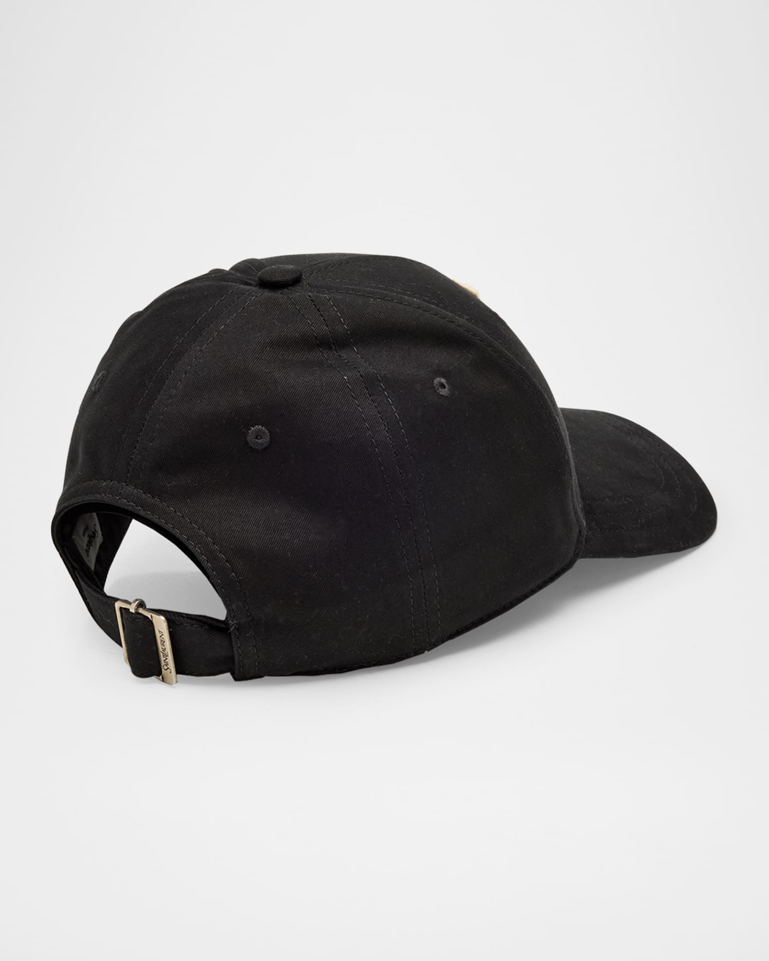 Saint Laurent Men's Y Varsity Six-Panel Baseball Cap