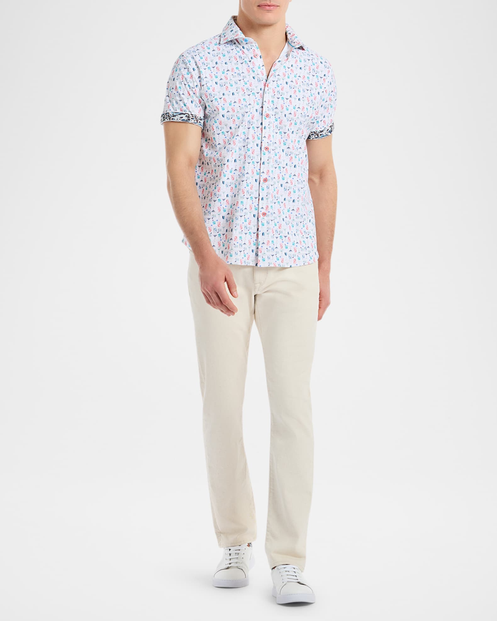 Men's Mix n Match Stretch Short-Sleeve Shirt 1