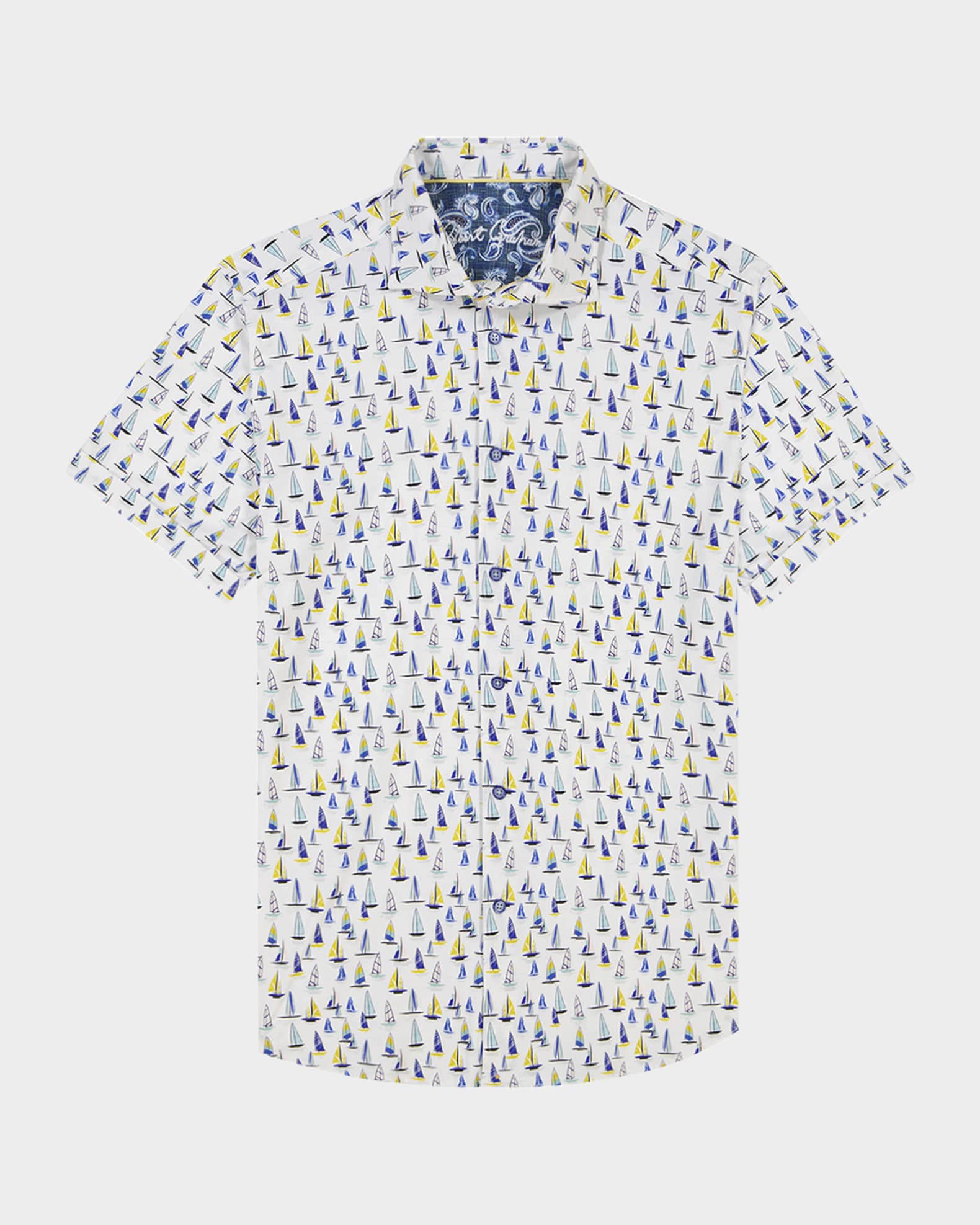 Men's Trans Pacific Stretch Short-Sleeve Shirt 0