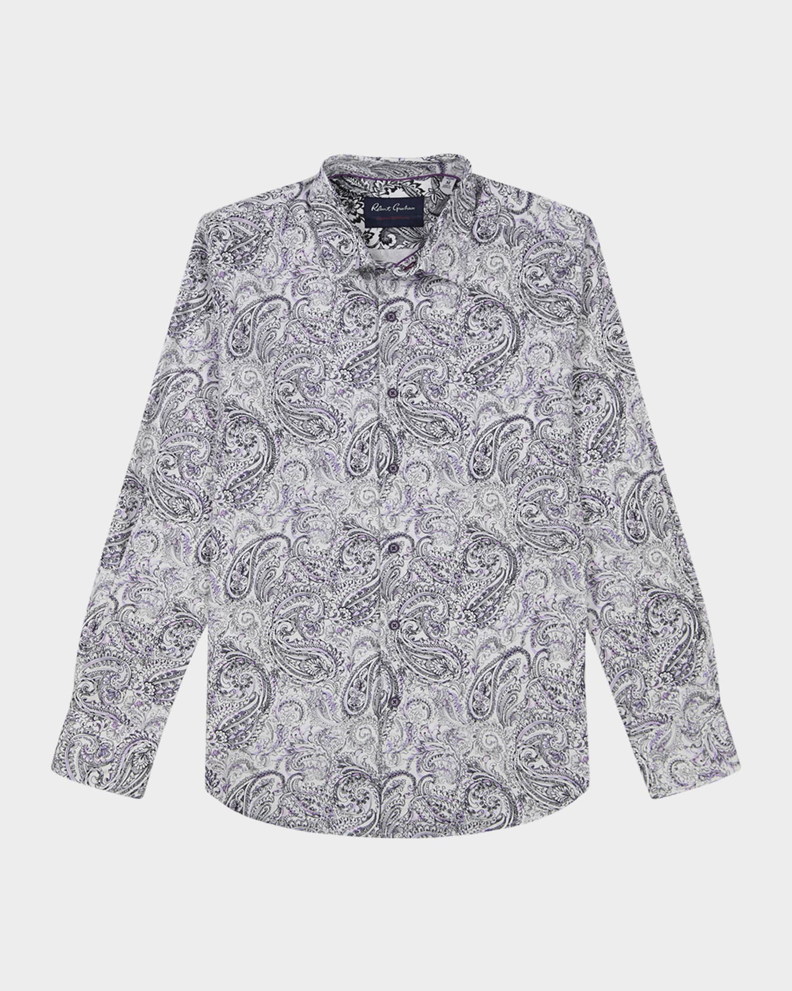 Men's Ibiza Paisley Woven Sport Shirt 0