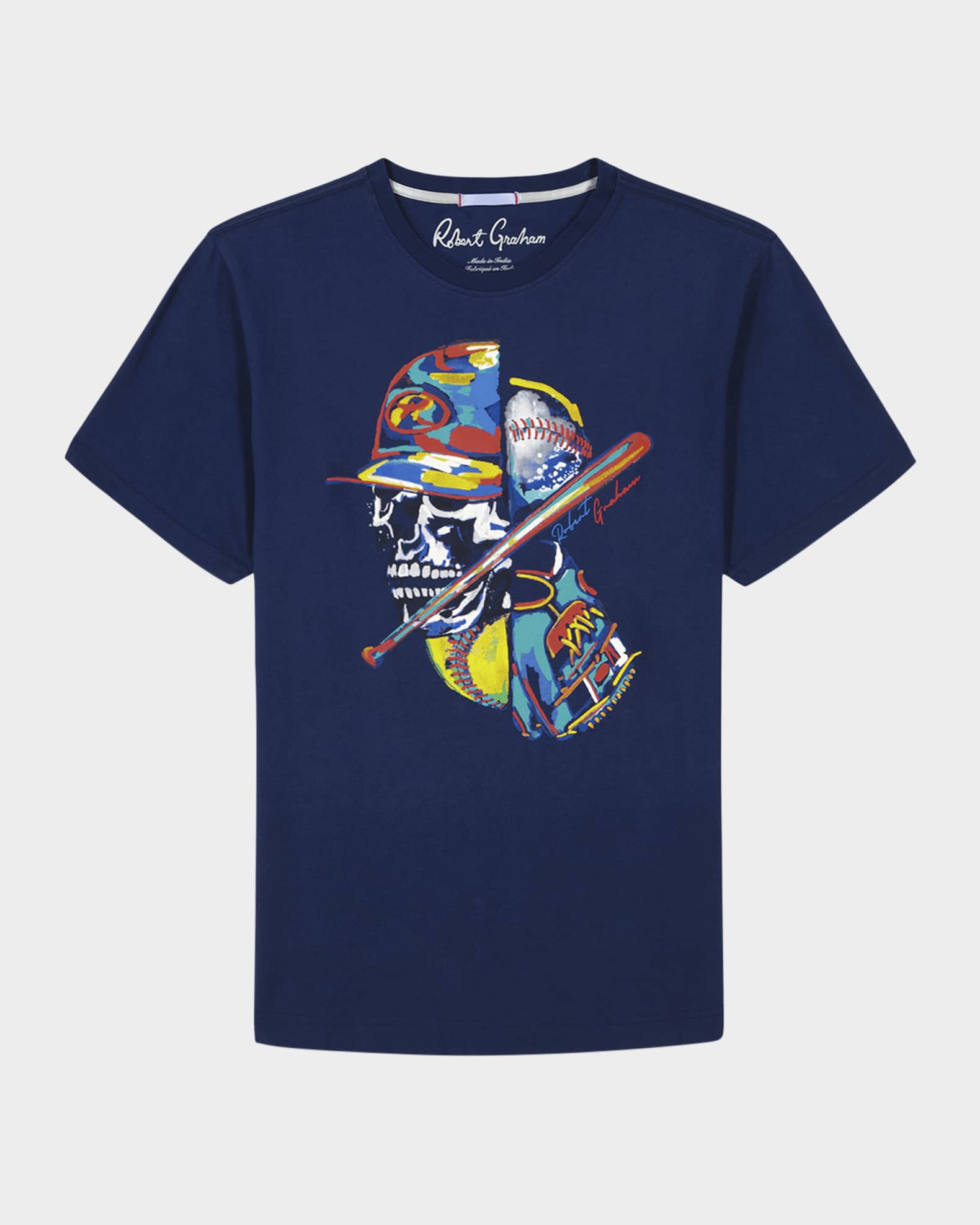 Men's Skull Slugger Graphic T-Shirt 0
