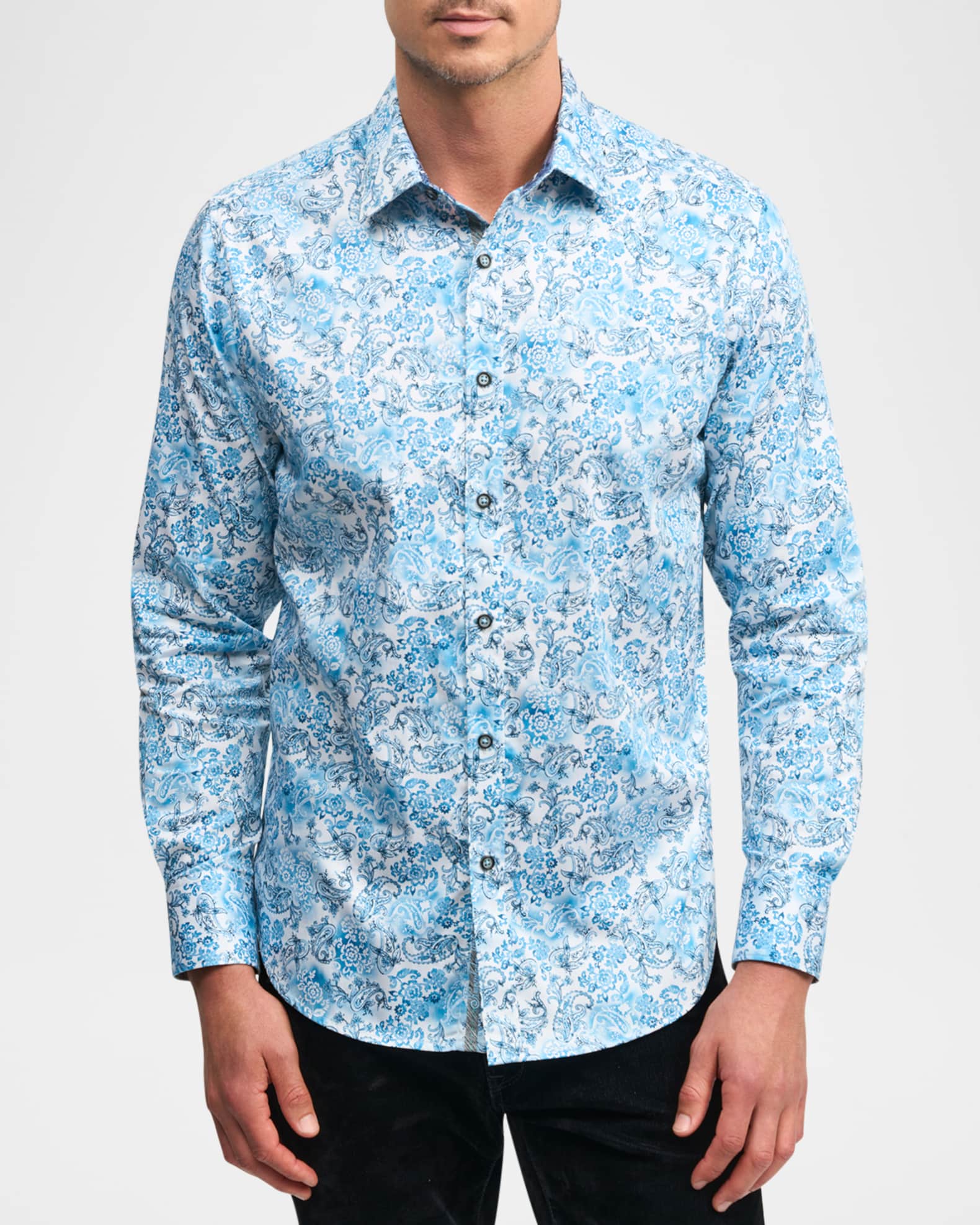 Men's Downing Paisley Sport Shirt 0