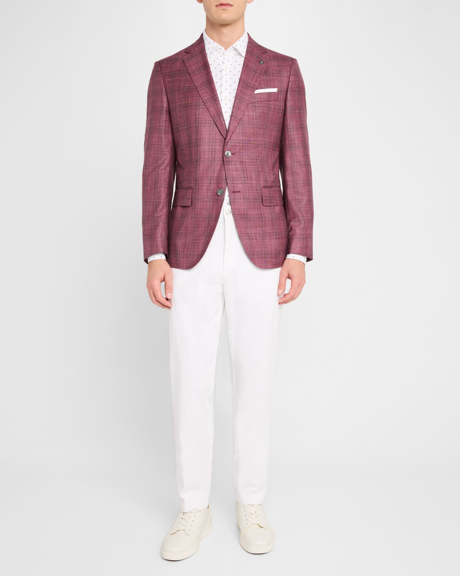 Men's Kane Cotton-Stretch Trousers 1