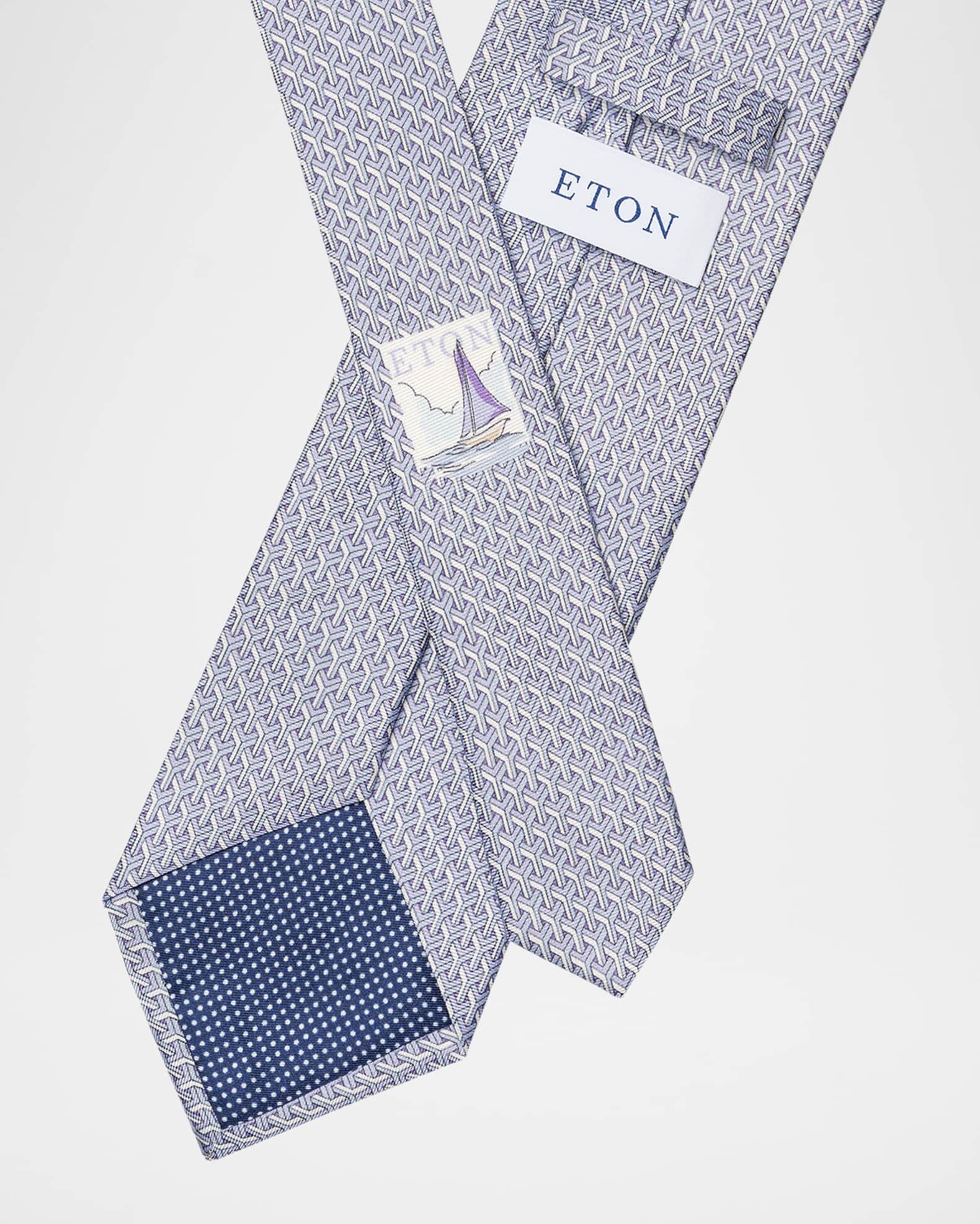 Men's Geometric Silk Tie