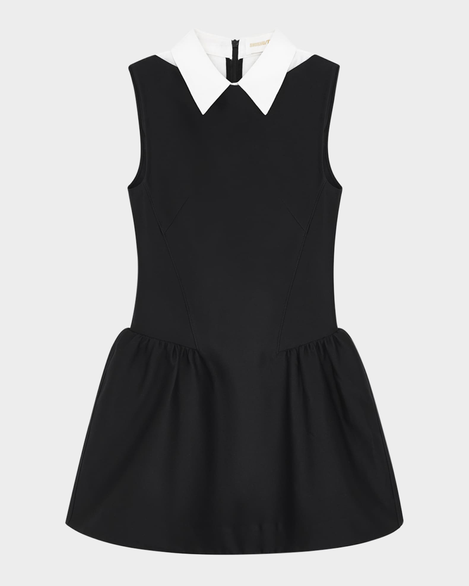 SHUSHU/TONG Collared A-Line Mini Dress | Neiman Marcus