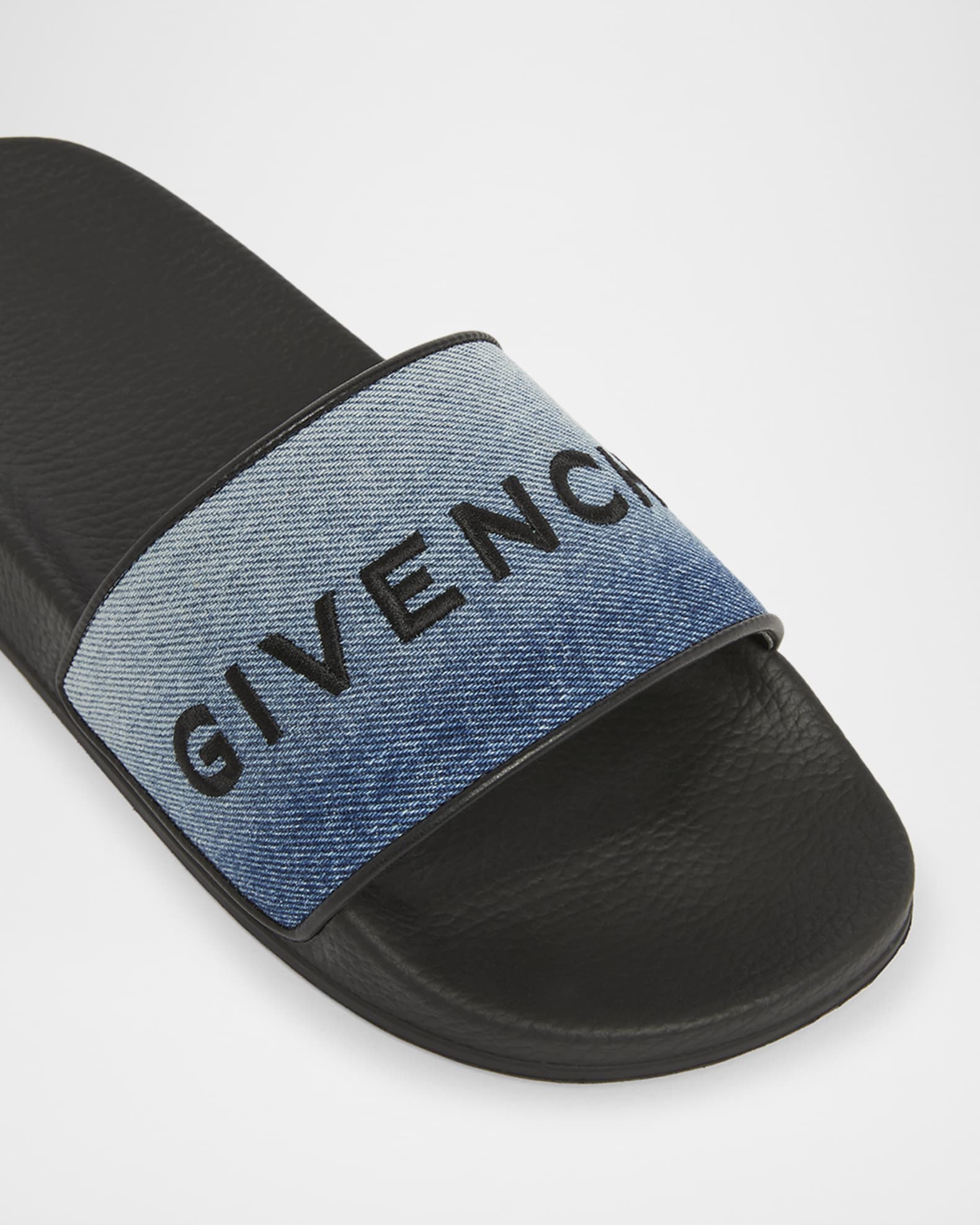 Shop Givenchy Slide Sandals In Rubber With Love Print | Saks