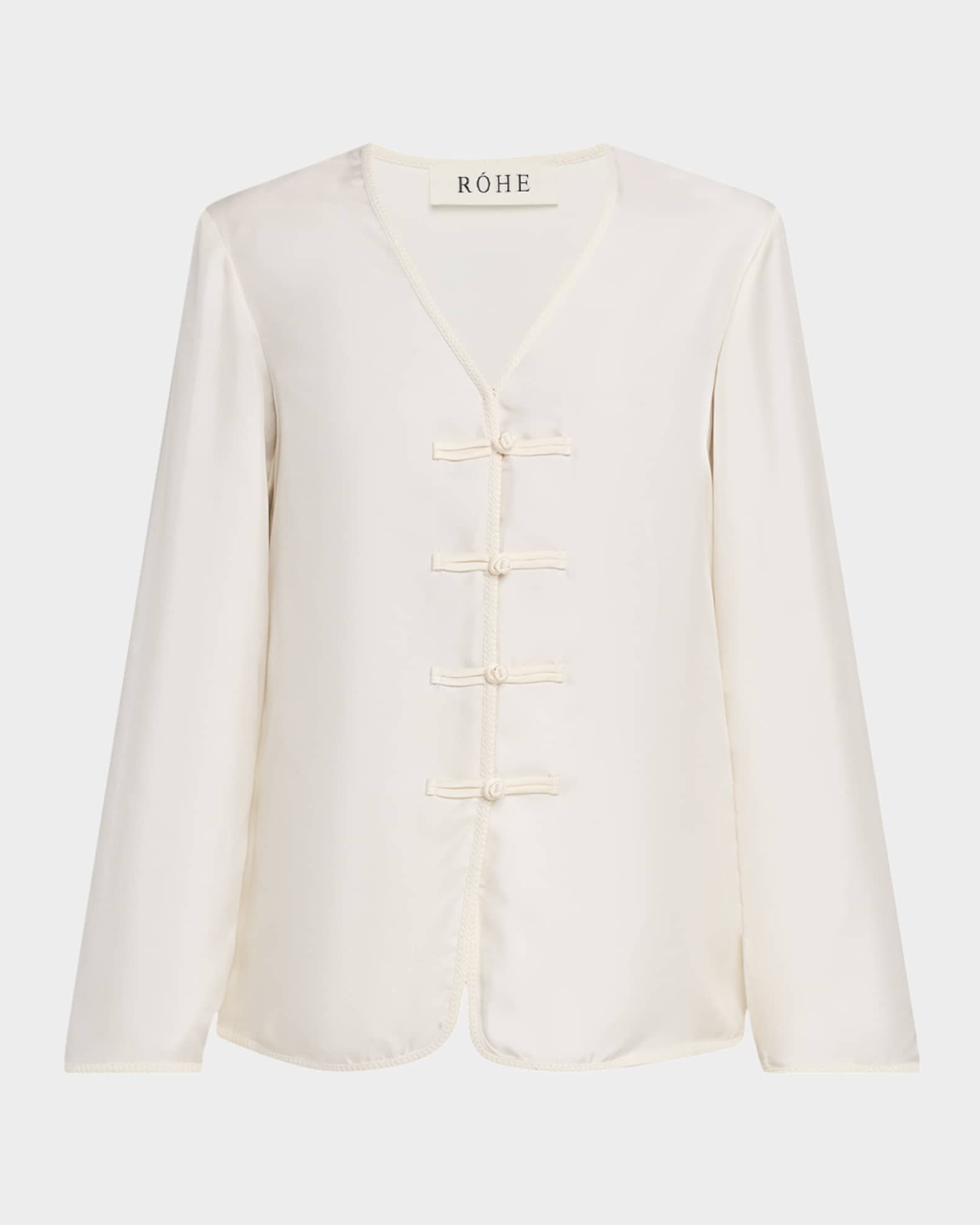 Silk Mandarin Closure Top  0