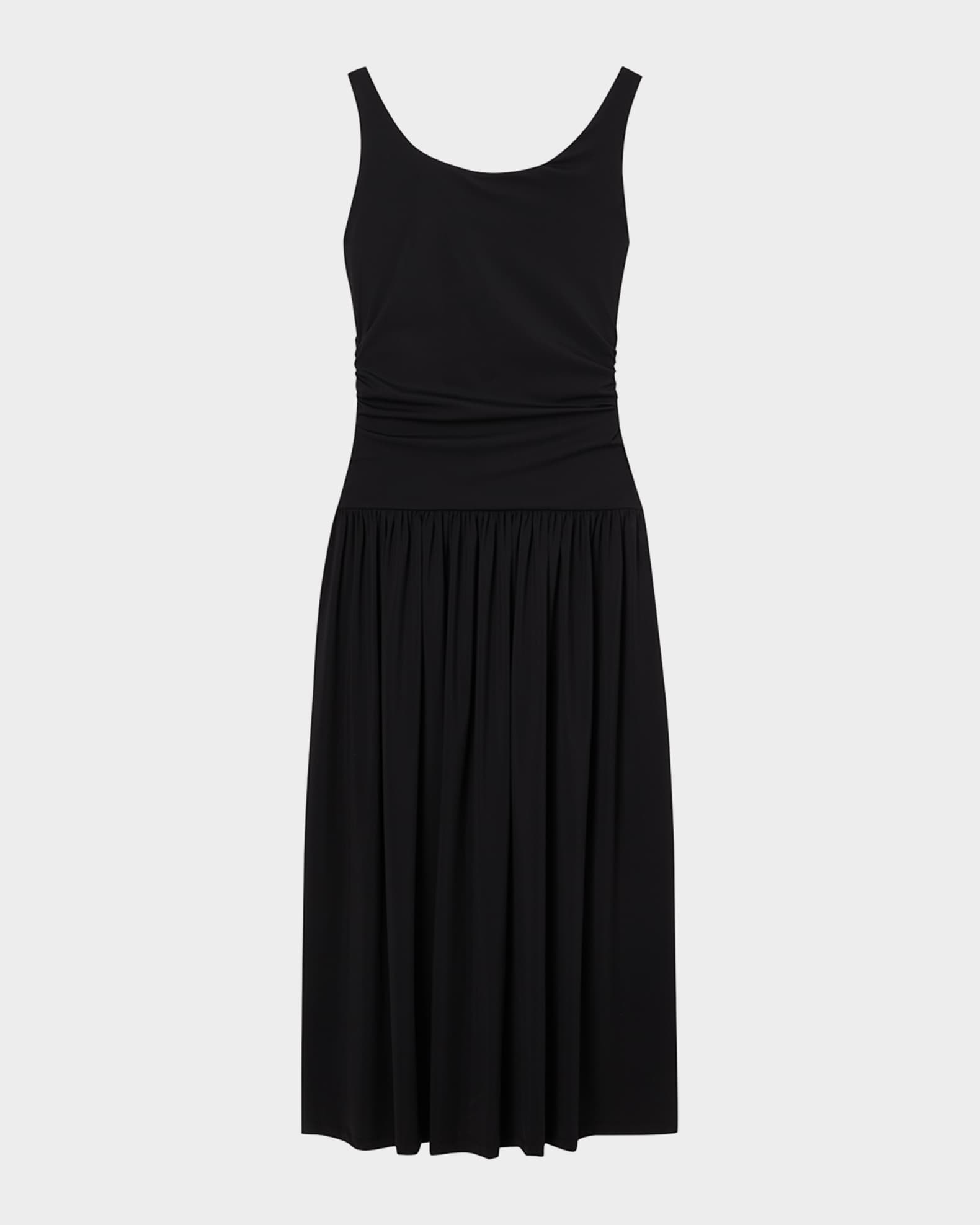 Off-Shoulder Drop-Waist Maxi Dress 0