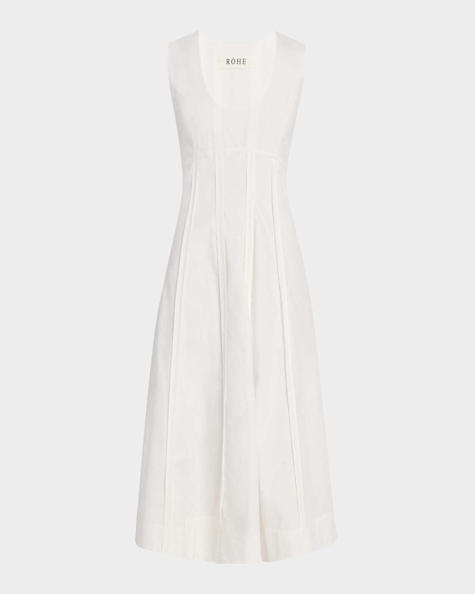 Les Coyotes De Paris Sculptural Poplin Midi Dress | Neiman Marcus
