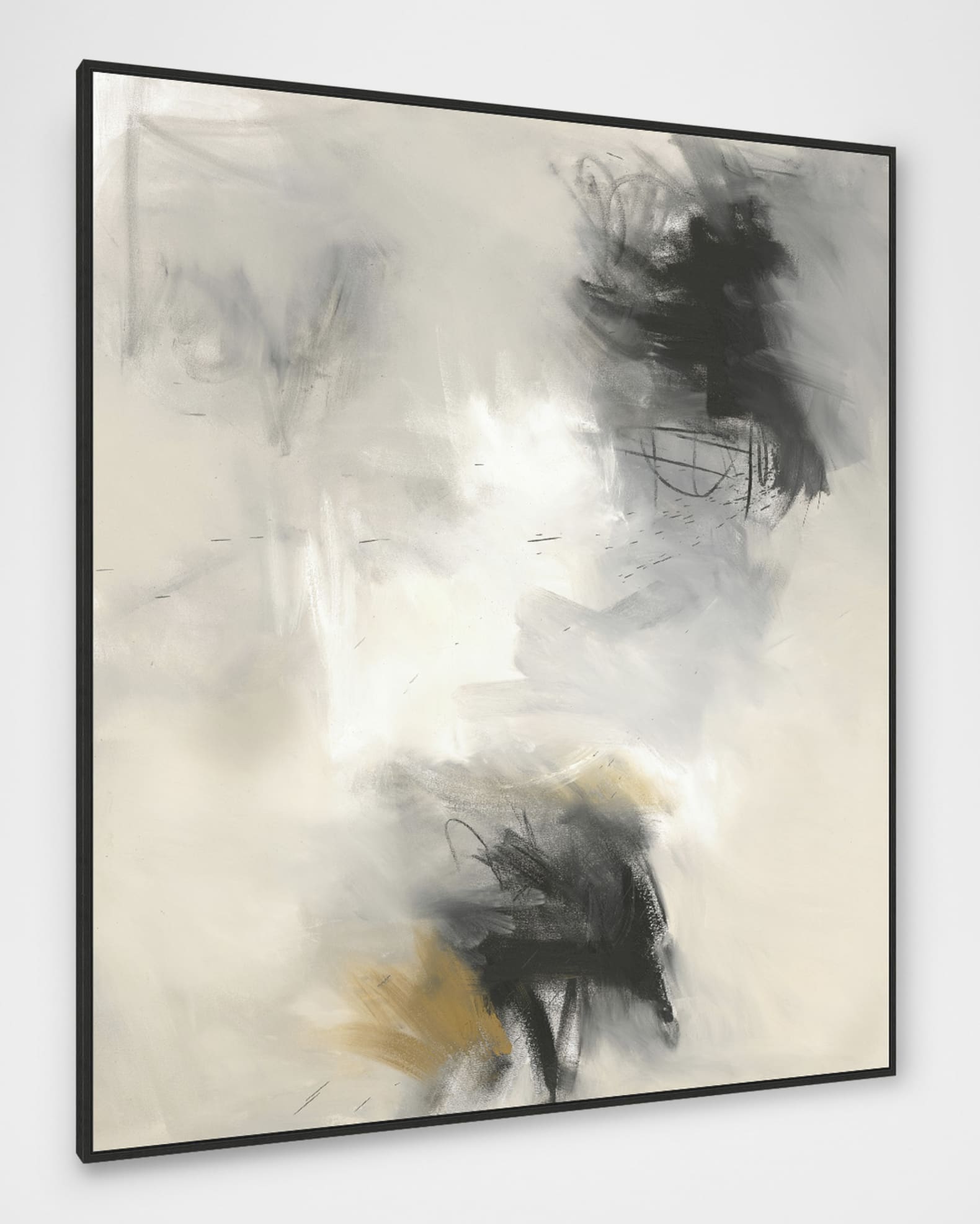 "Bonfire Abstract 2" Framed Giclee 1