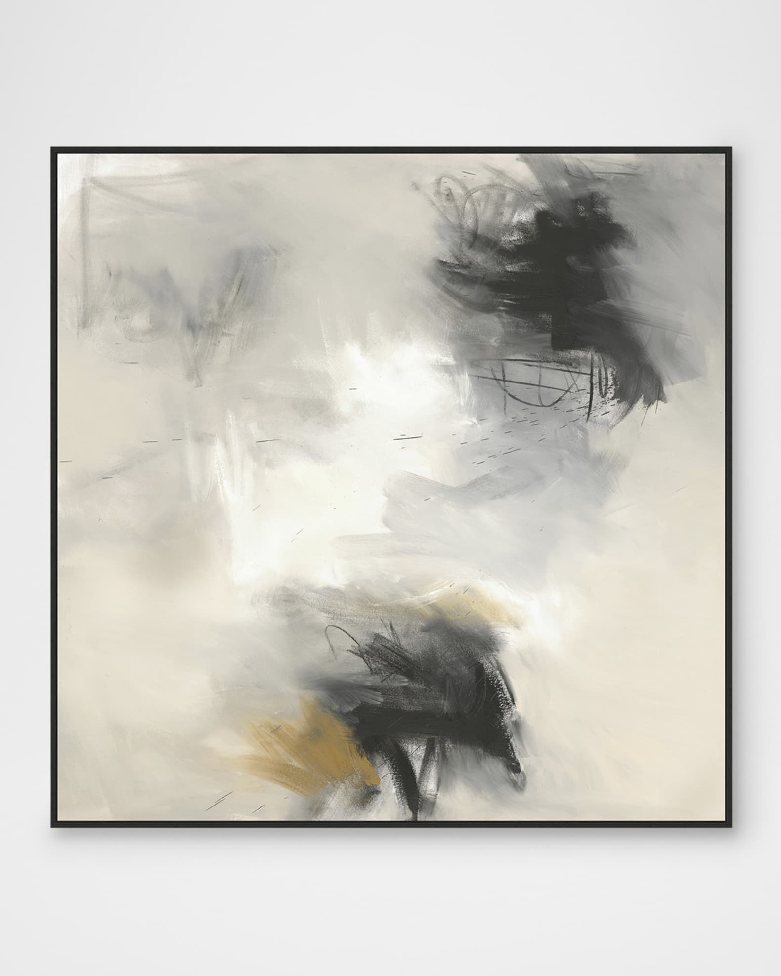 "Bonfire Abstract 2" Framed Giclee 0
