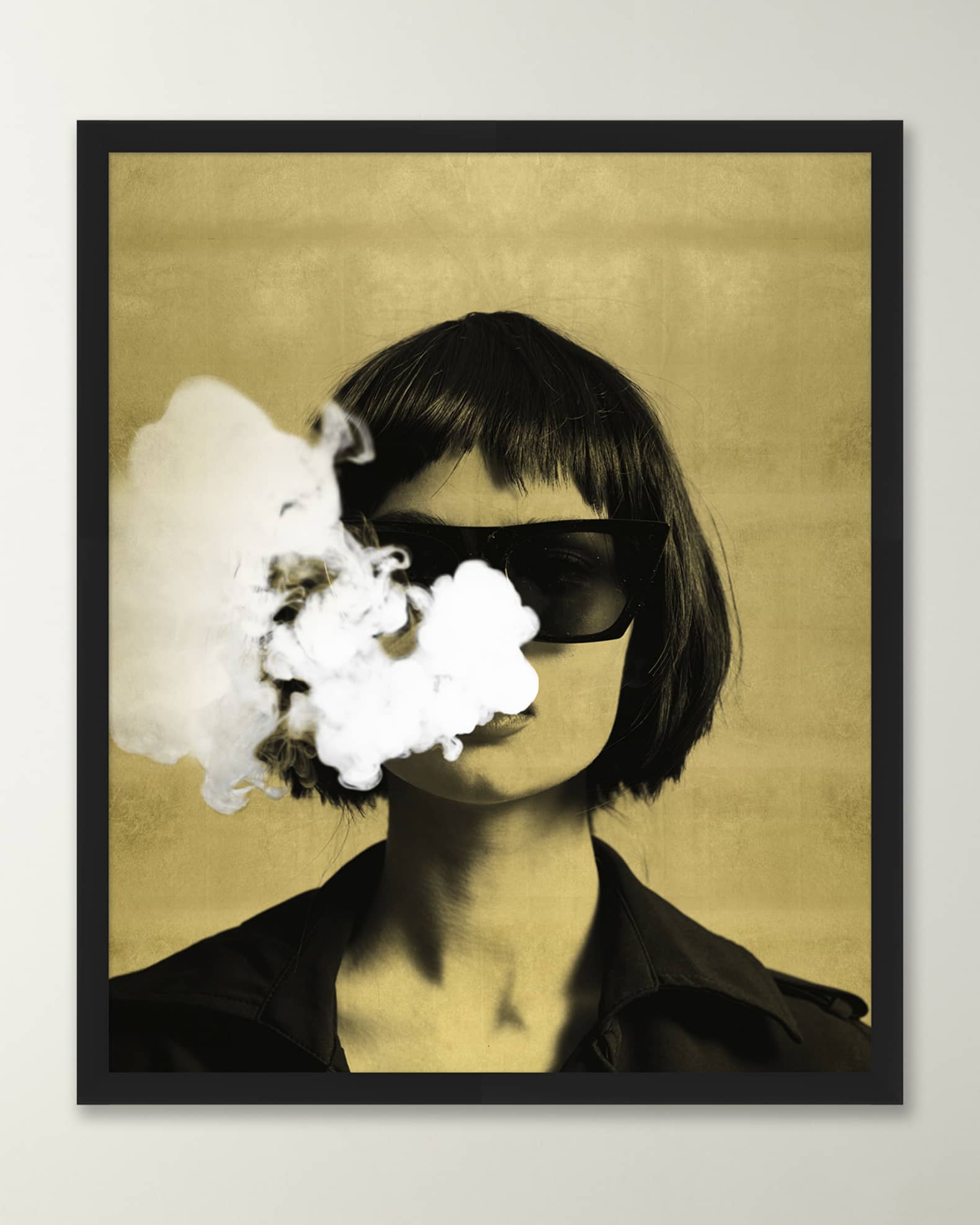 "Blowing Smoke" Framed Giclee 0