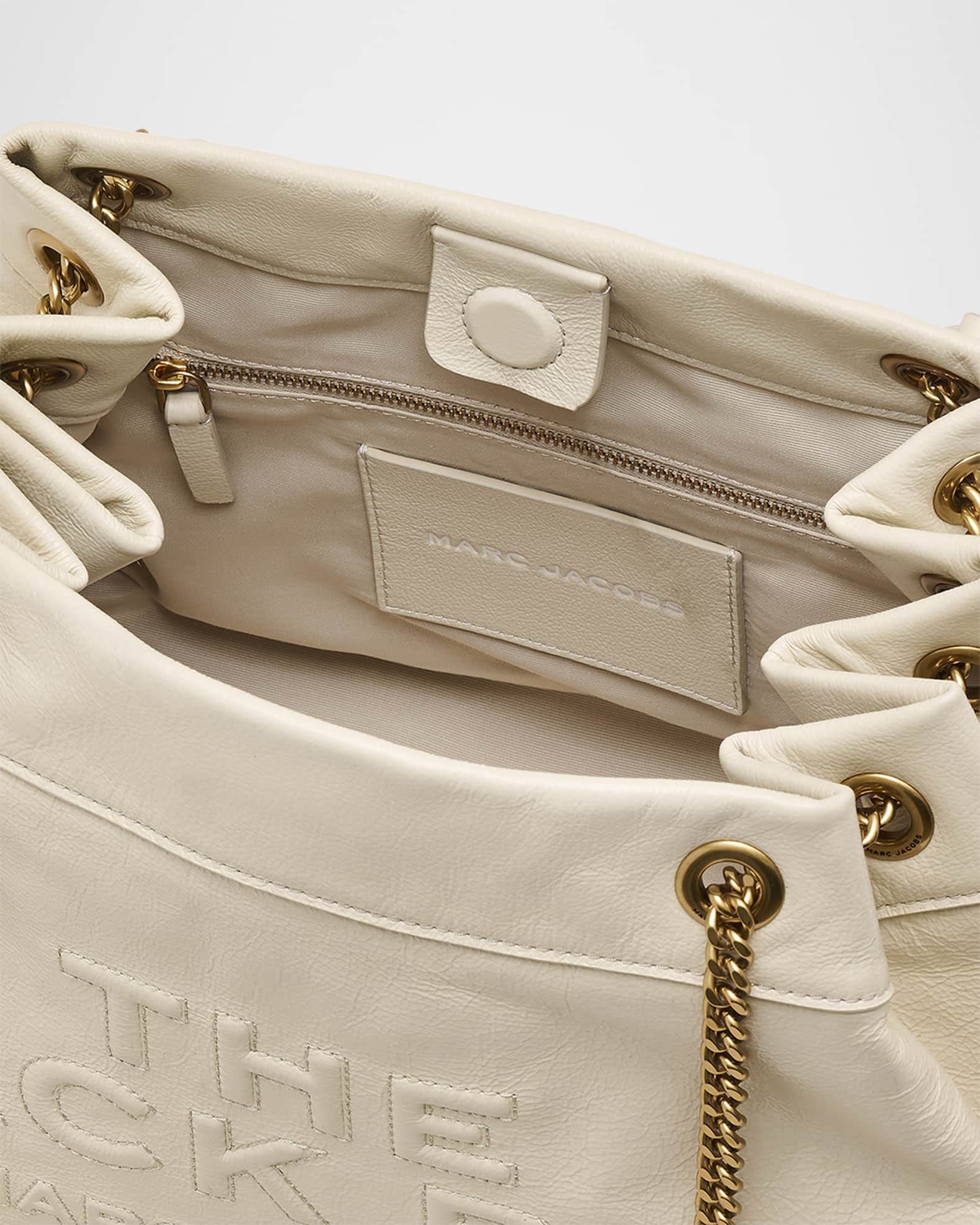 ショルダーバッグ・ポシェット The Large Chain Sack Shoulder Bag - Marc Jacobs - Cotton - B Marc Jacobs The Large Chain Sack Bag | Black | FARFETCH