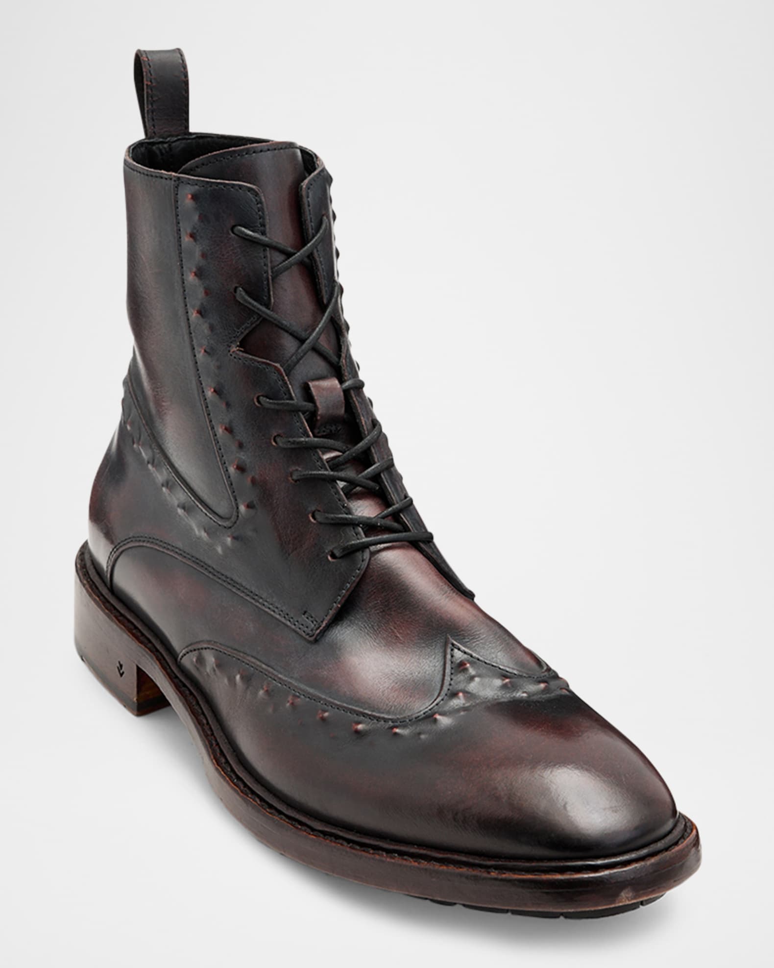 Men's Fleetwood Ghost Stud Leather Boots 1