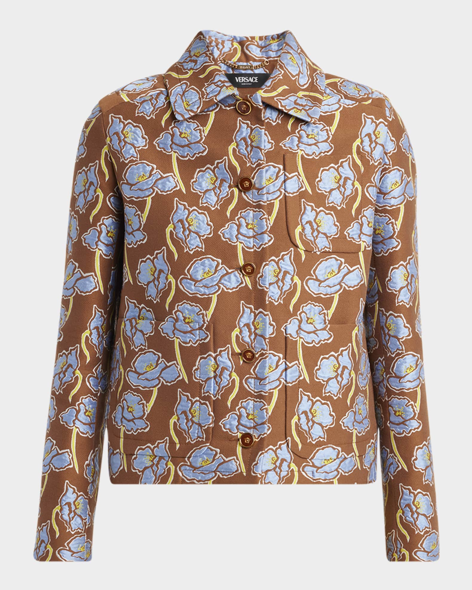 Poppies Jacquard Informal Cloque Jacket 0