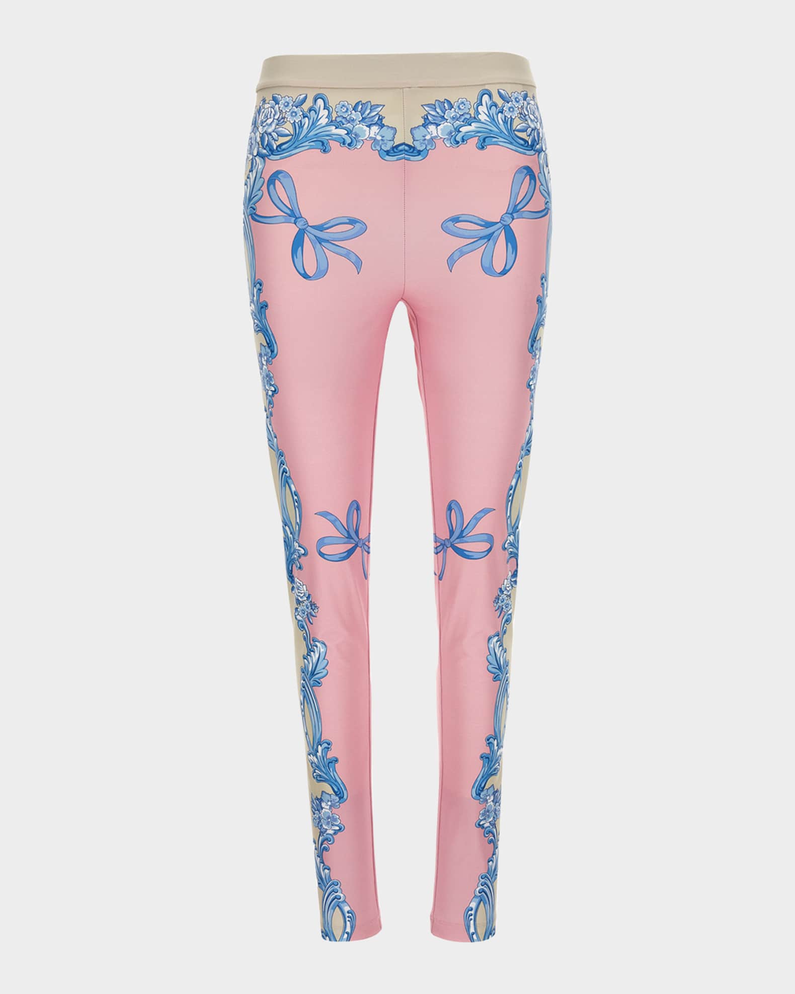 Cameo Medusa-Print Lycra Leggings 0