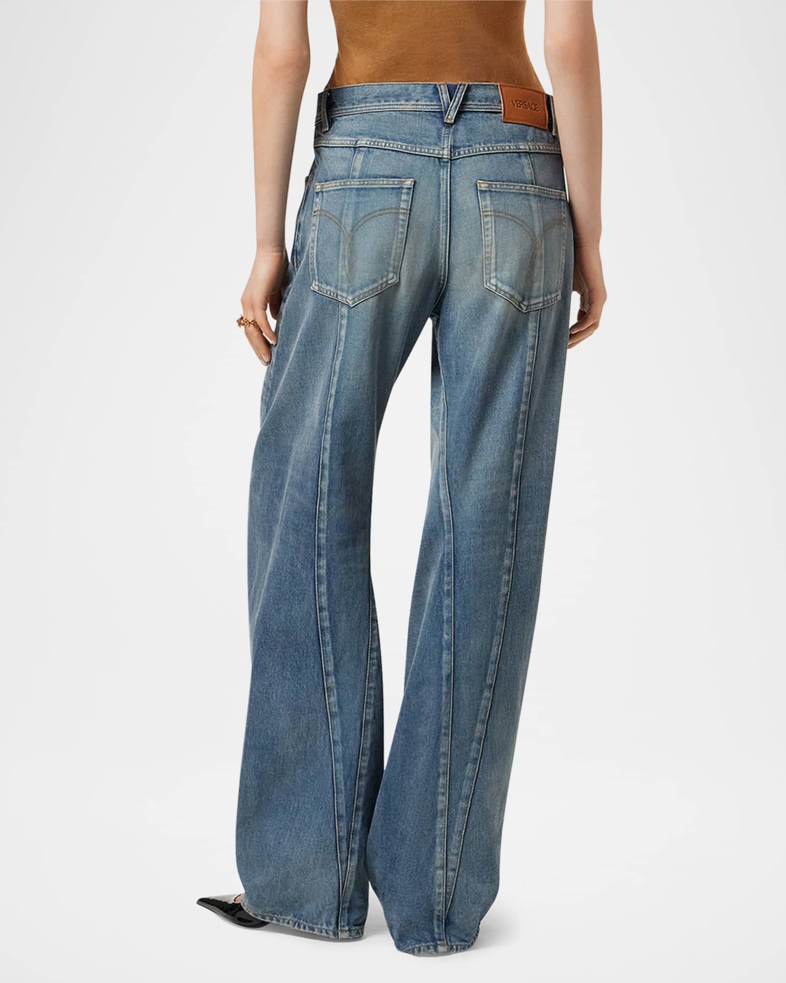 VERSACE JEANS ストレートデニム 27/41　ヴィンテージ Vintage Versace Jeans In Women's Jeans for sale - eBay
