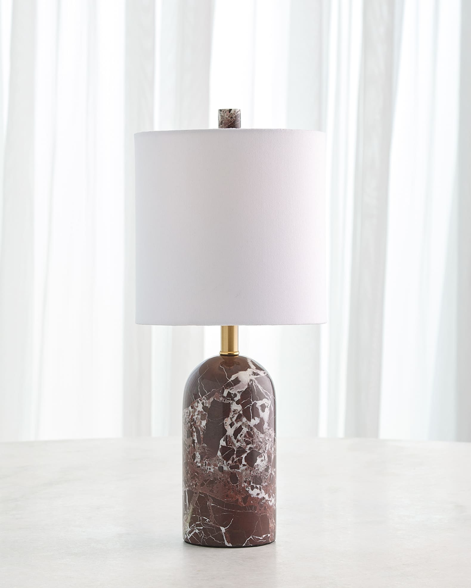 Small marble lamp hot sale
