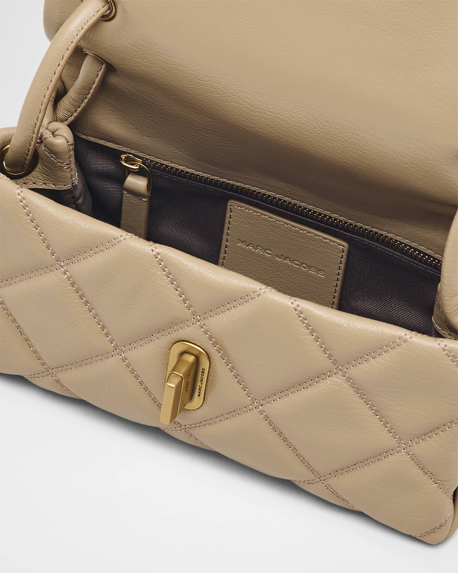 ショルダーバッグ・ポシェット Minimal Leather Dual Pocket Shoulder Bag MiniBlack Marc Jacobs The Mini Dual Shoulder Bag | Neiman Marcus