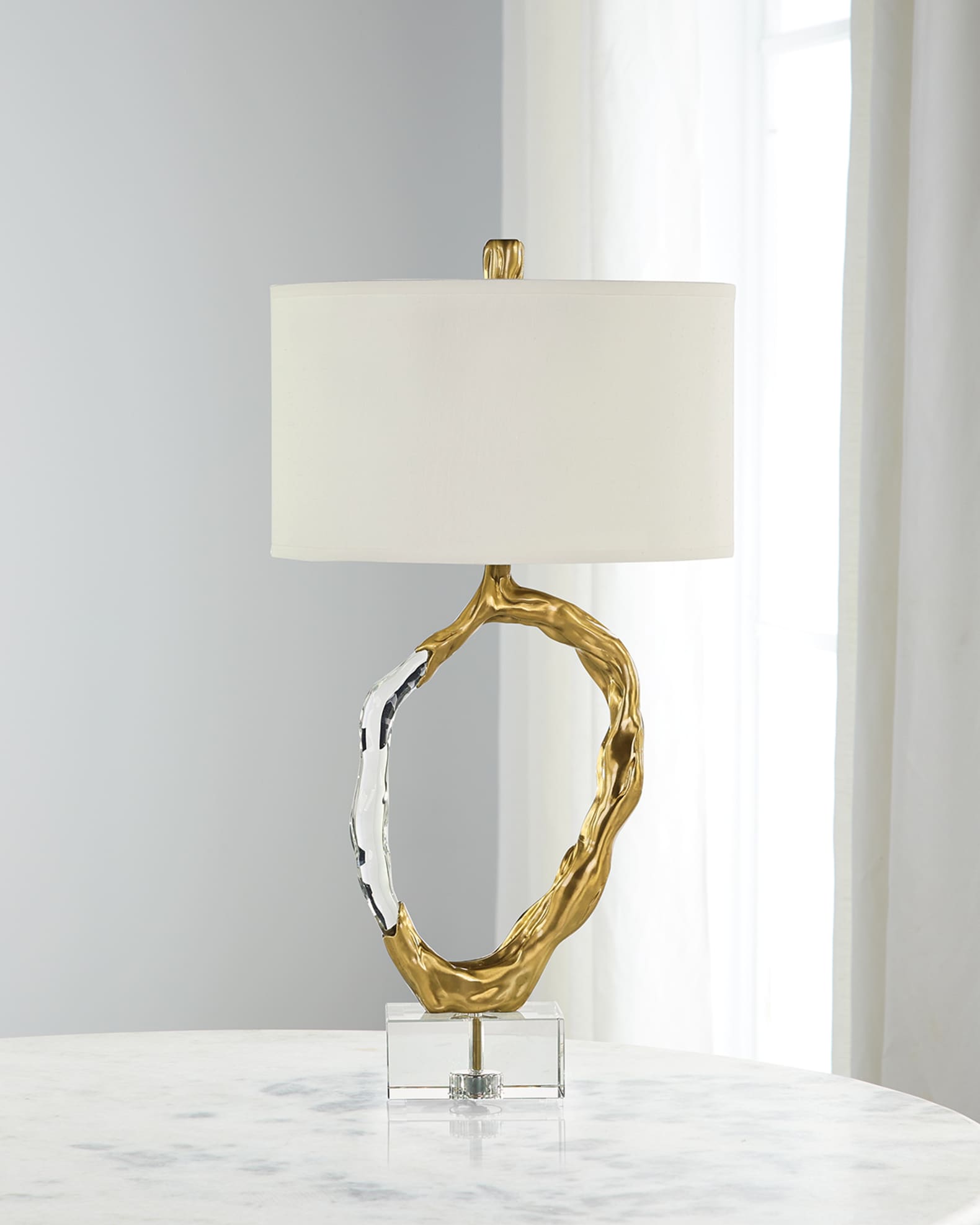 Metallic Ice 32.5" Table Lamp 0