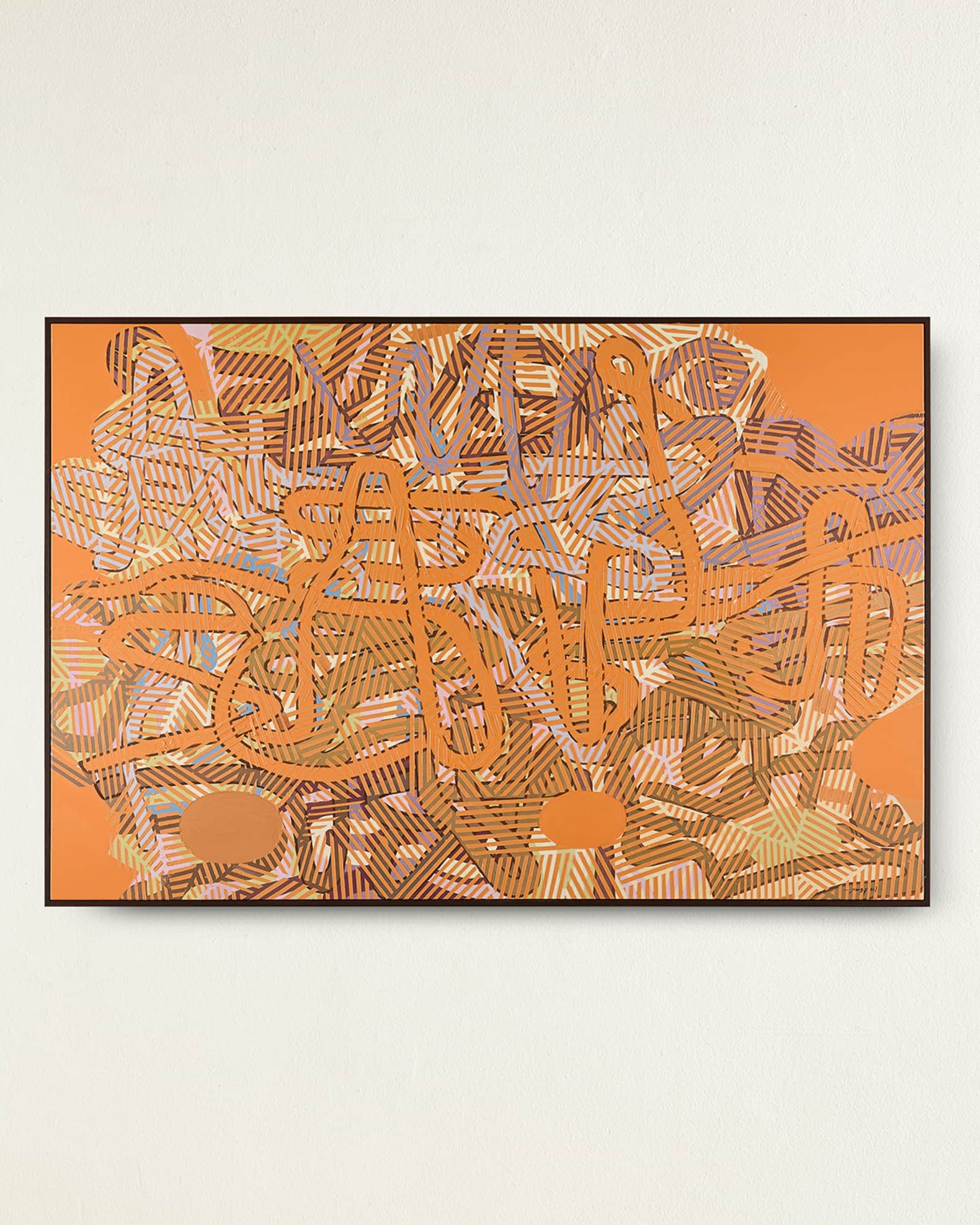  "Meandering Pathways" Original Oil Painting on Canvas by Teng Fei 0