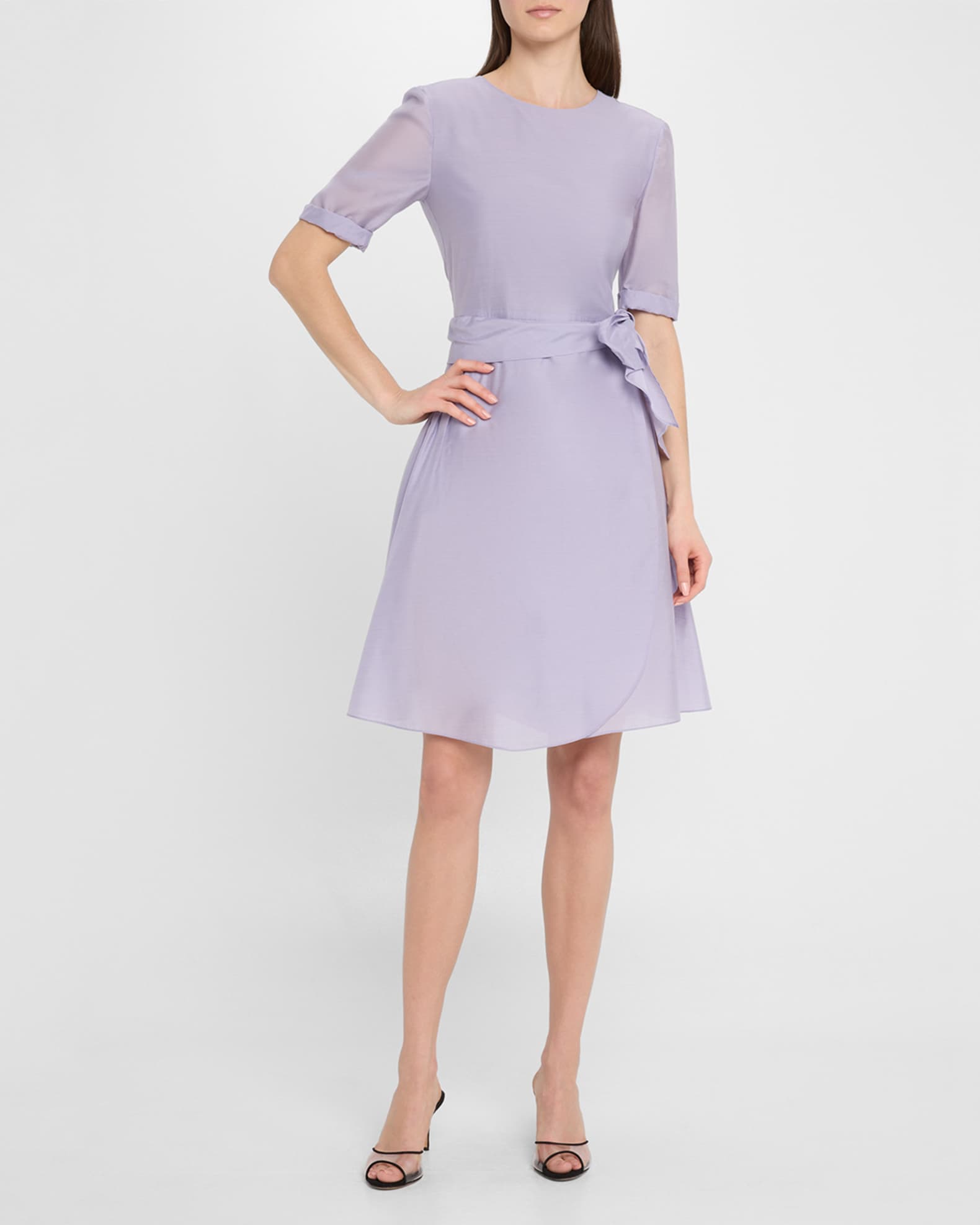 ワンピース EMPORIO ARMANI Woman Dress Lilac EW000839AF10209 UB084 EMPORIO ARMANI: Dress woman - Lilac | Emporio Armani dress