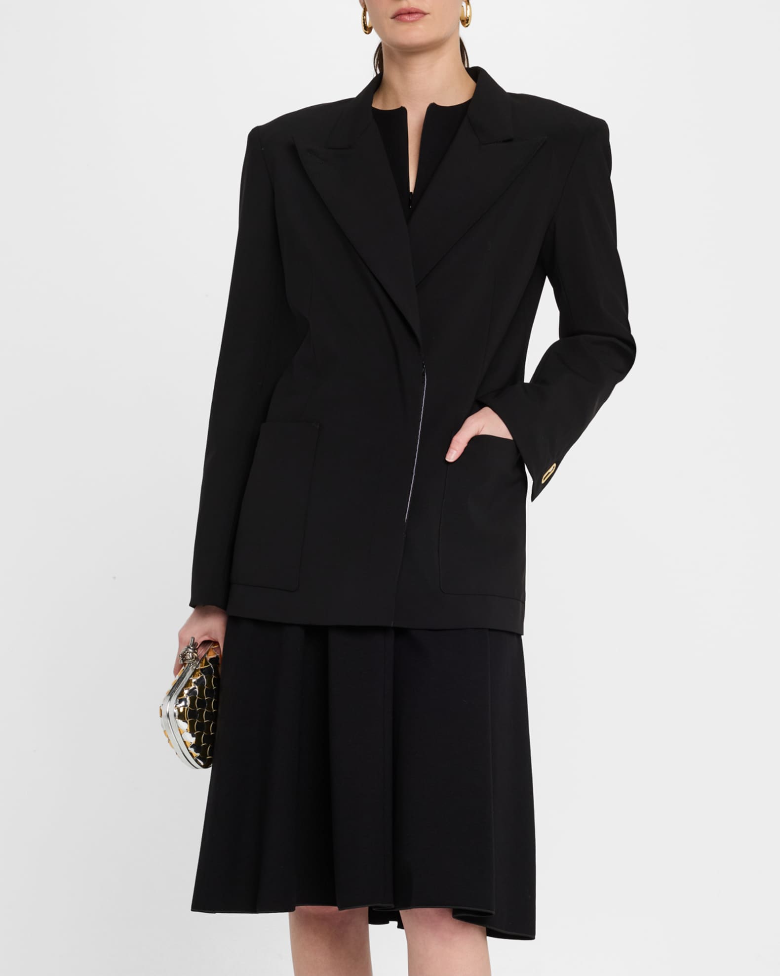 アウターその他 EMPORIO ARMANI Woman Blazer Natural 3D2B842NFZZ F126 Emporio Armani Blazer Jacket | SportsDirect.com USA