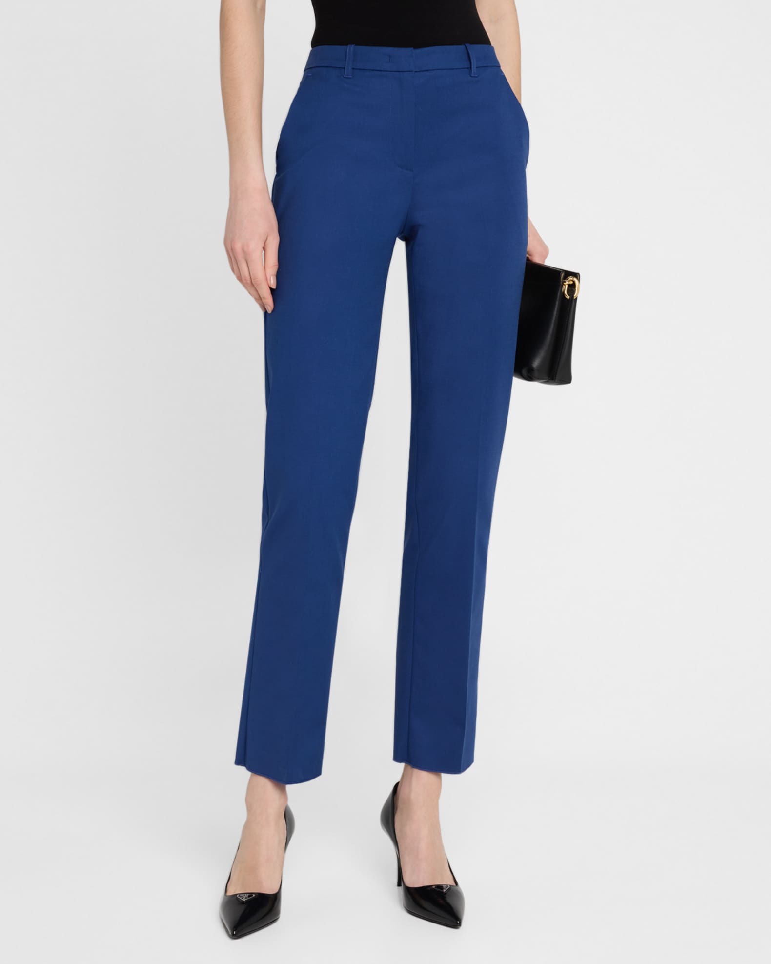 パンツ EMPORIO ARMANI Woman Pants Blue EW001145TE11088 UB109 Fashion Trousers | Emporio Armani