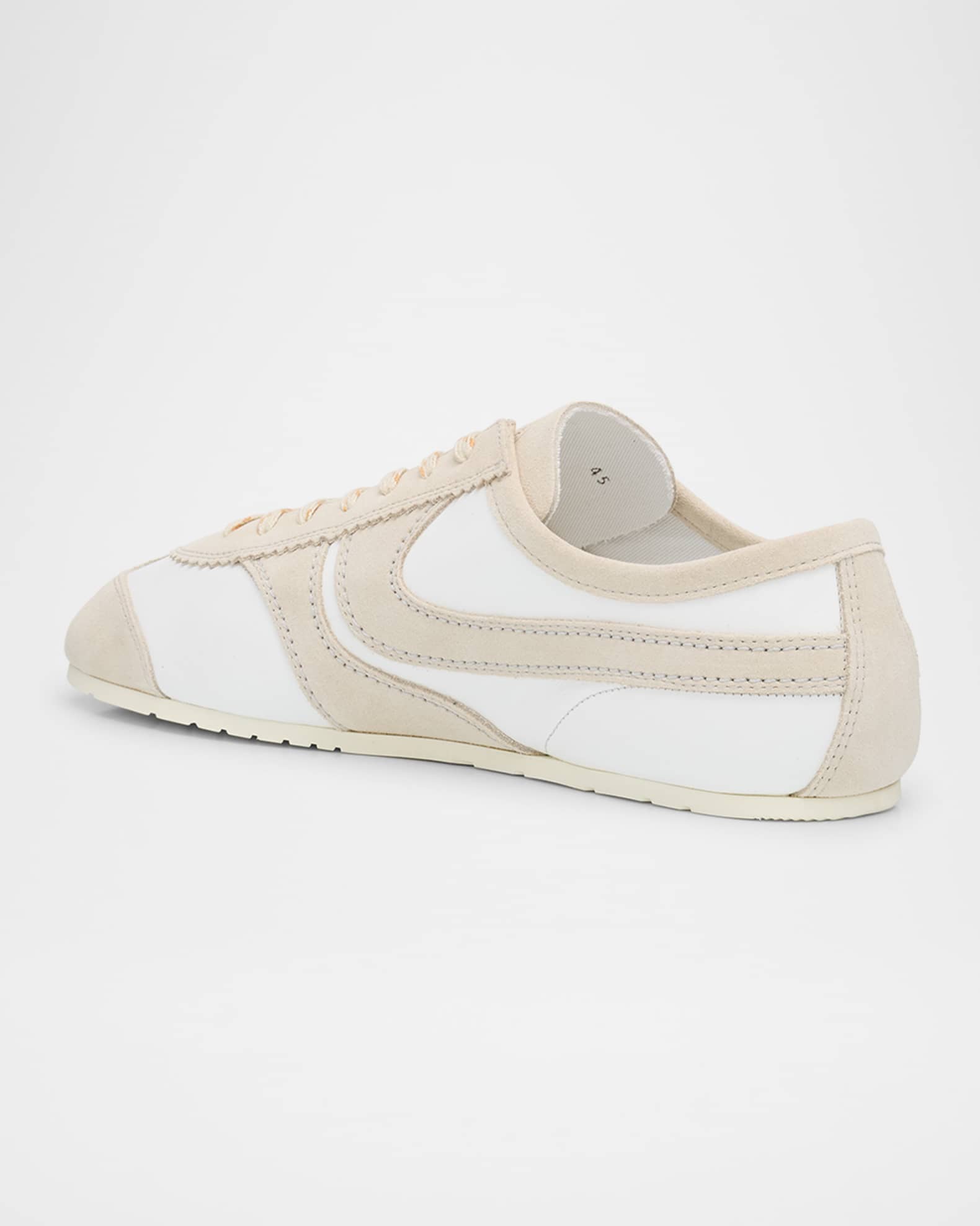 DRIES VAN NOTEN | LEATHER LOW SNEAKERS WHITE スニーカー Dries Van Noten Leather Sneakers - White | Garmentory