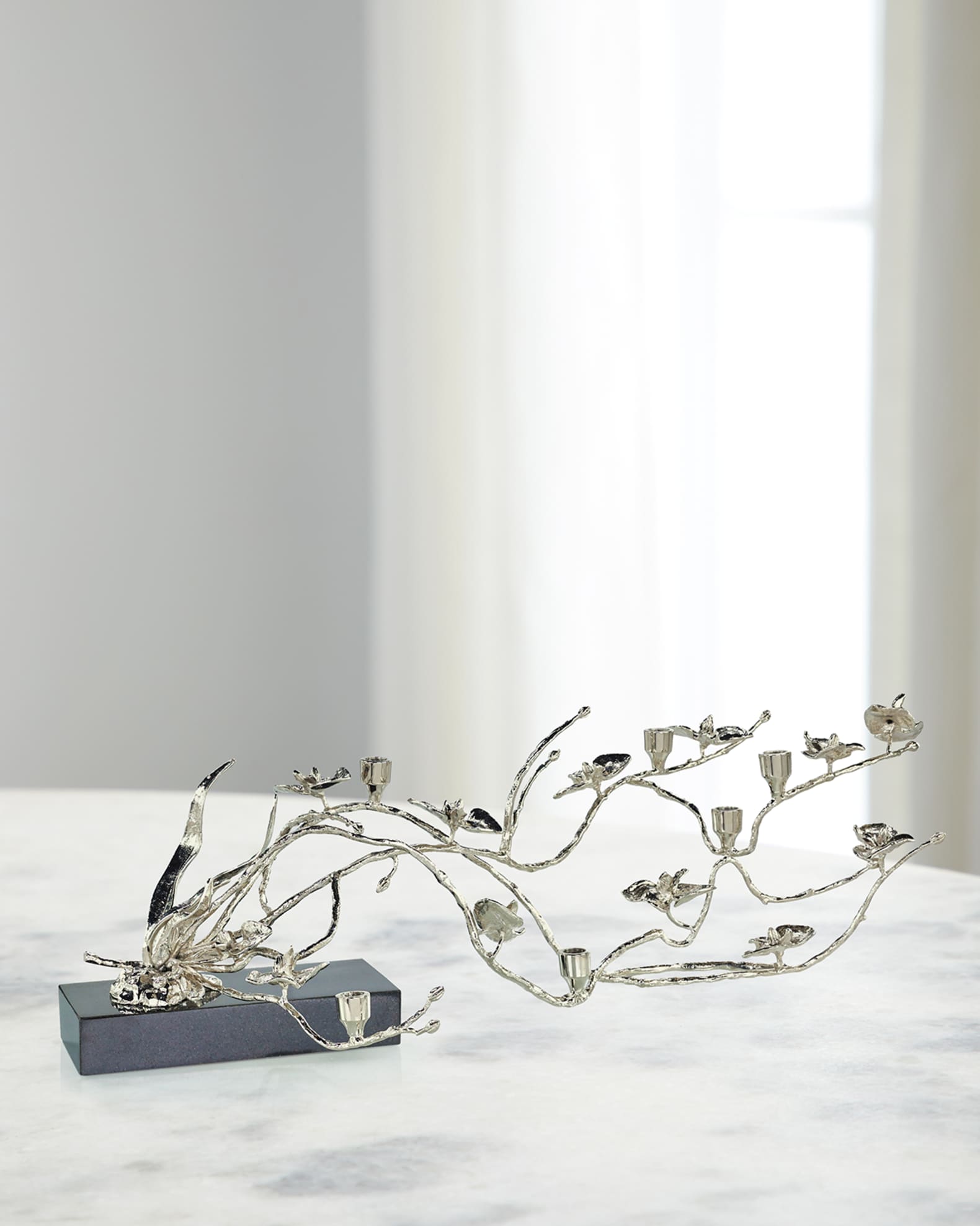 Orchids in Bloom 6-Candle Candleholder 0