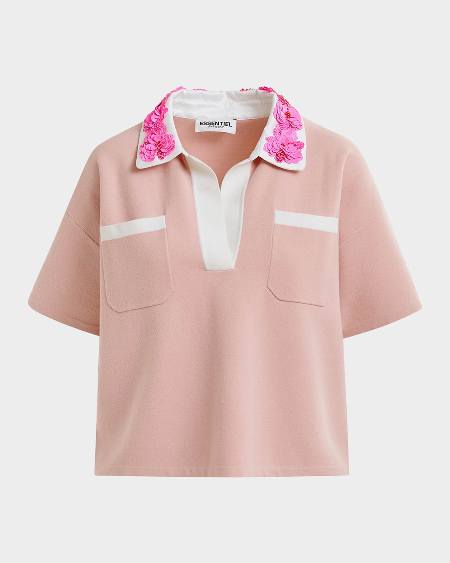 Hoiseau Embroidered Polo  0