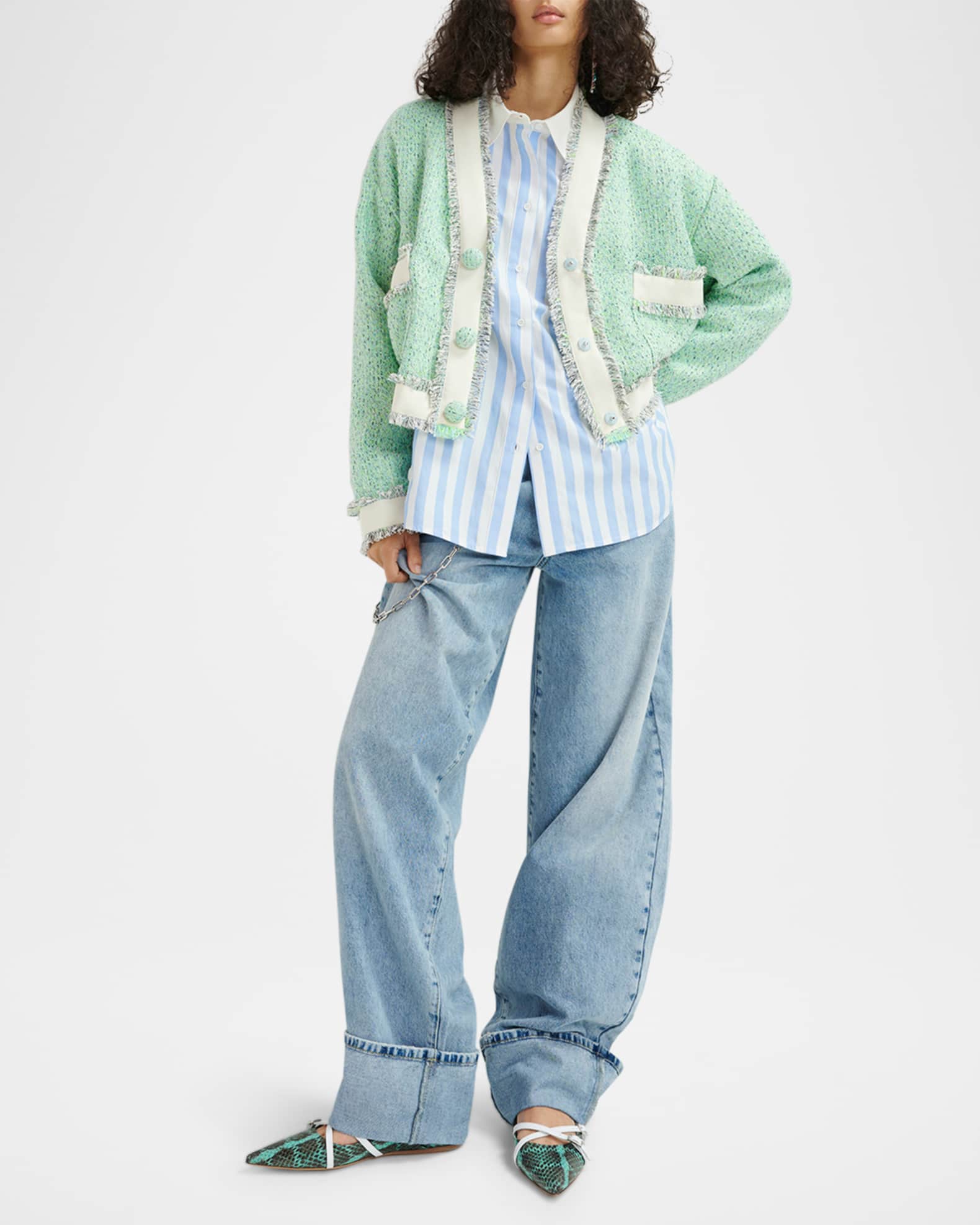 Hoola Cropped Fringe Jacket 