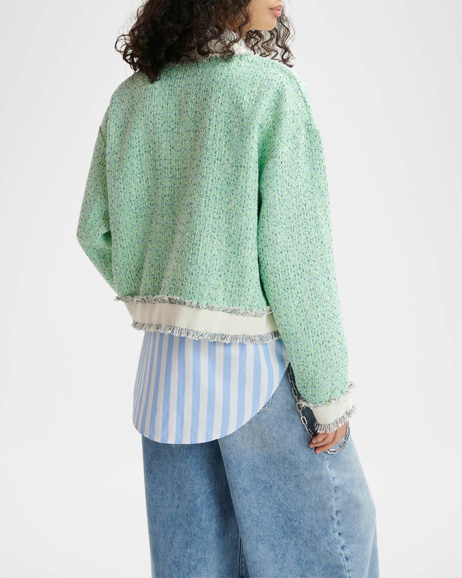 Hoola Cropped Fringe Jacket 