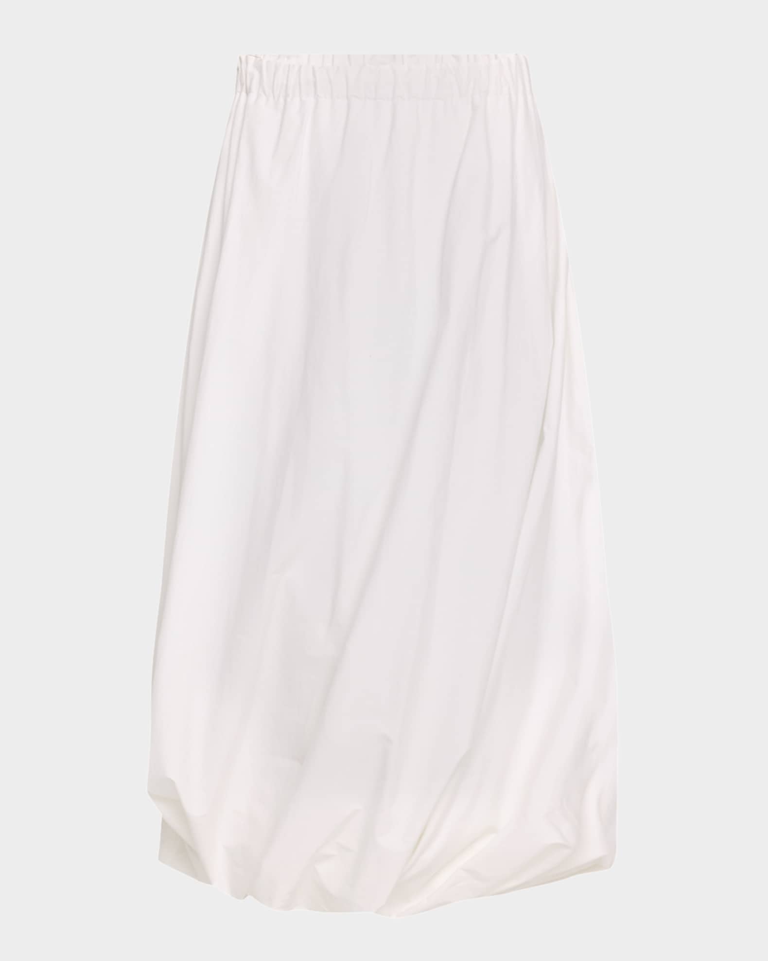 Cotton Twisted Bubble Maxi Skirt