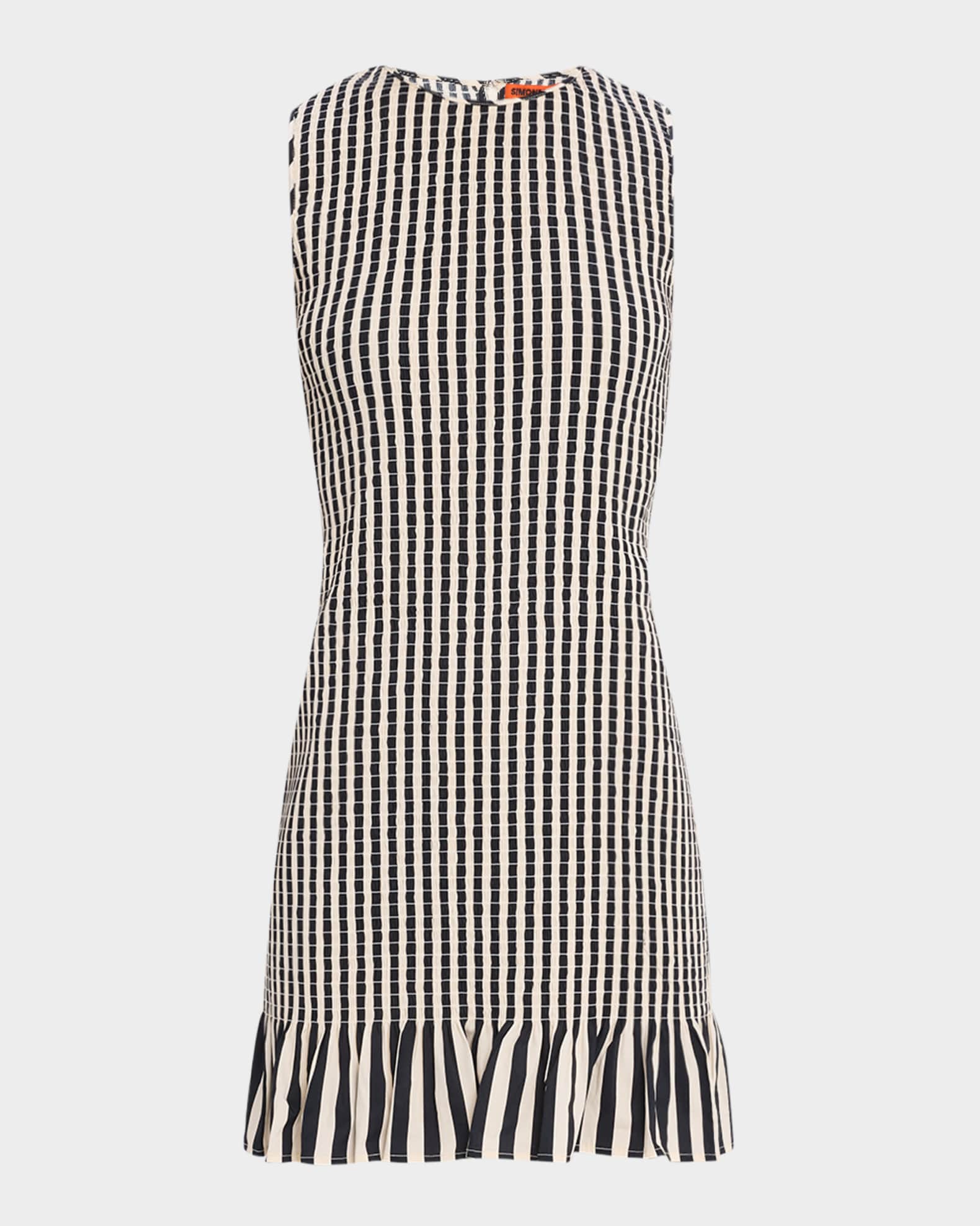 Belle Smocked Mini Dress 0