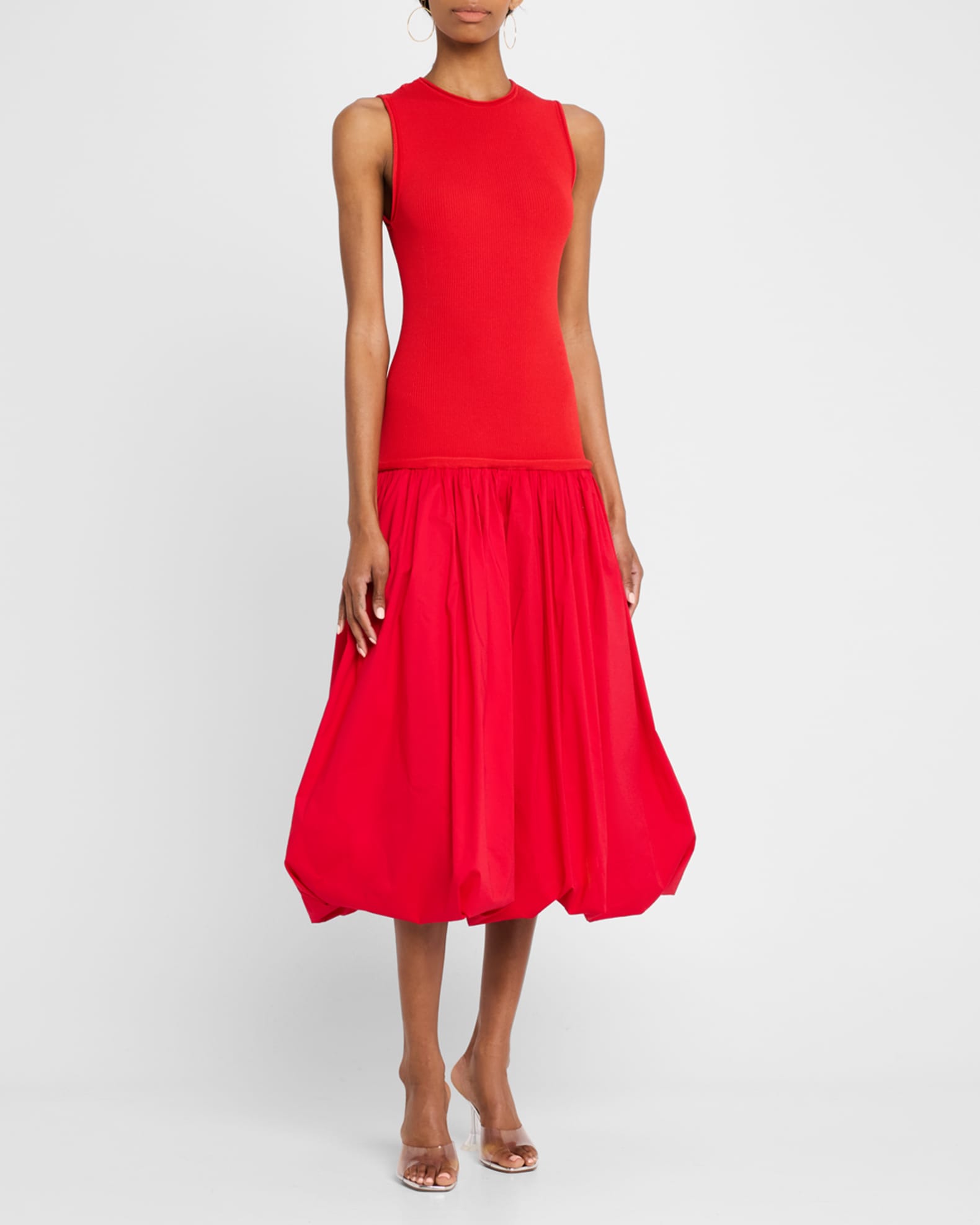 Yanez Poplin Combo Dress 1