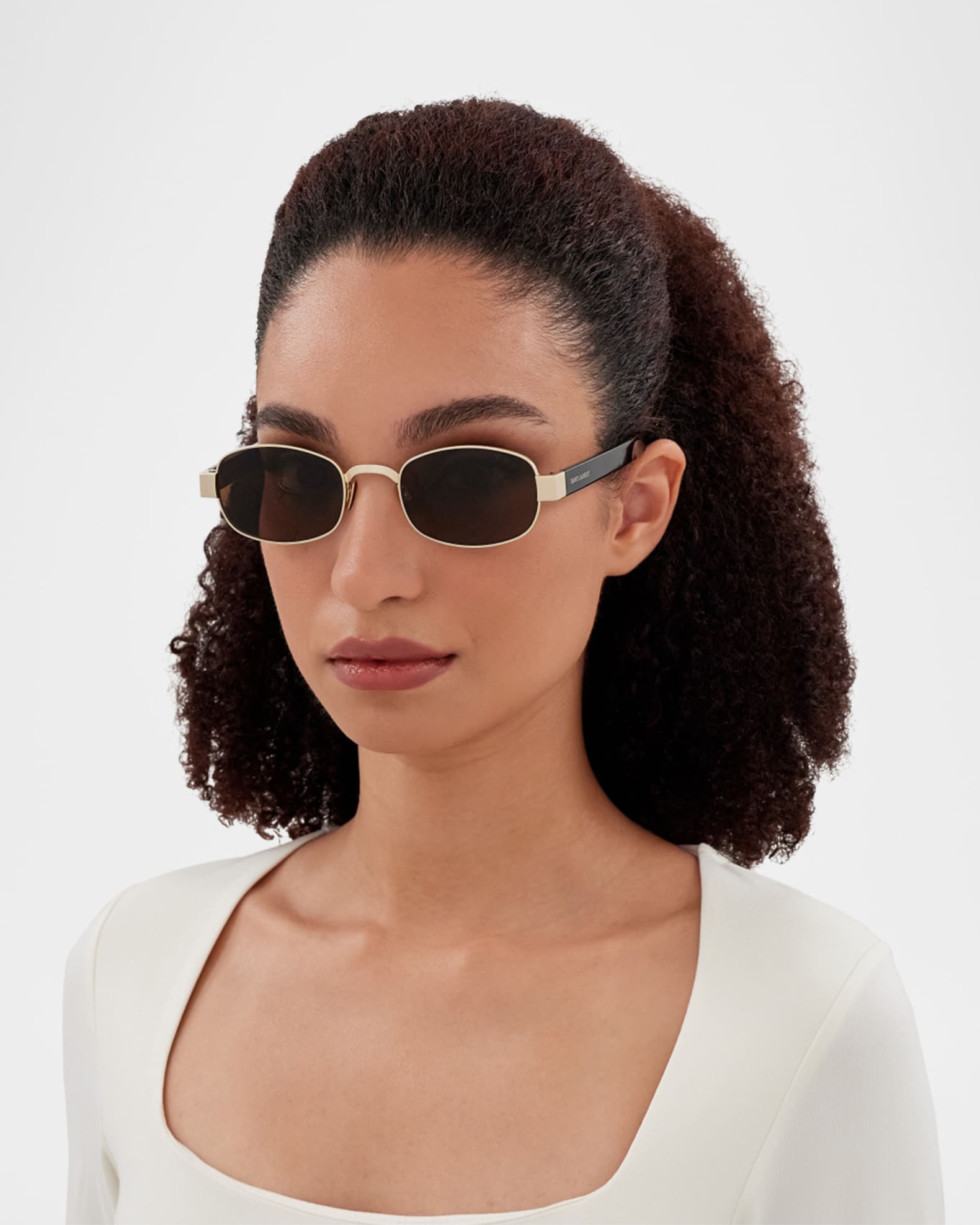 Unisex Round Metal Sunglasses | Neiman Marcus